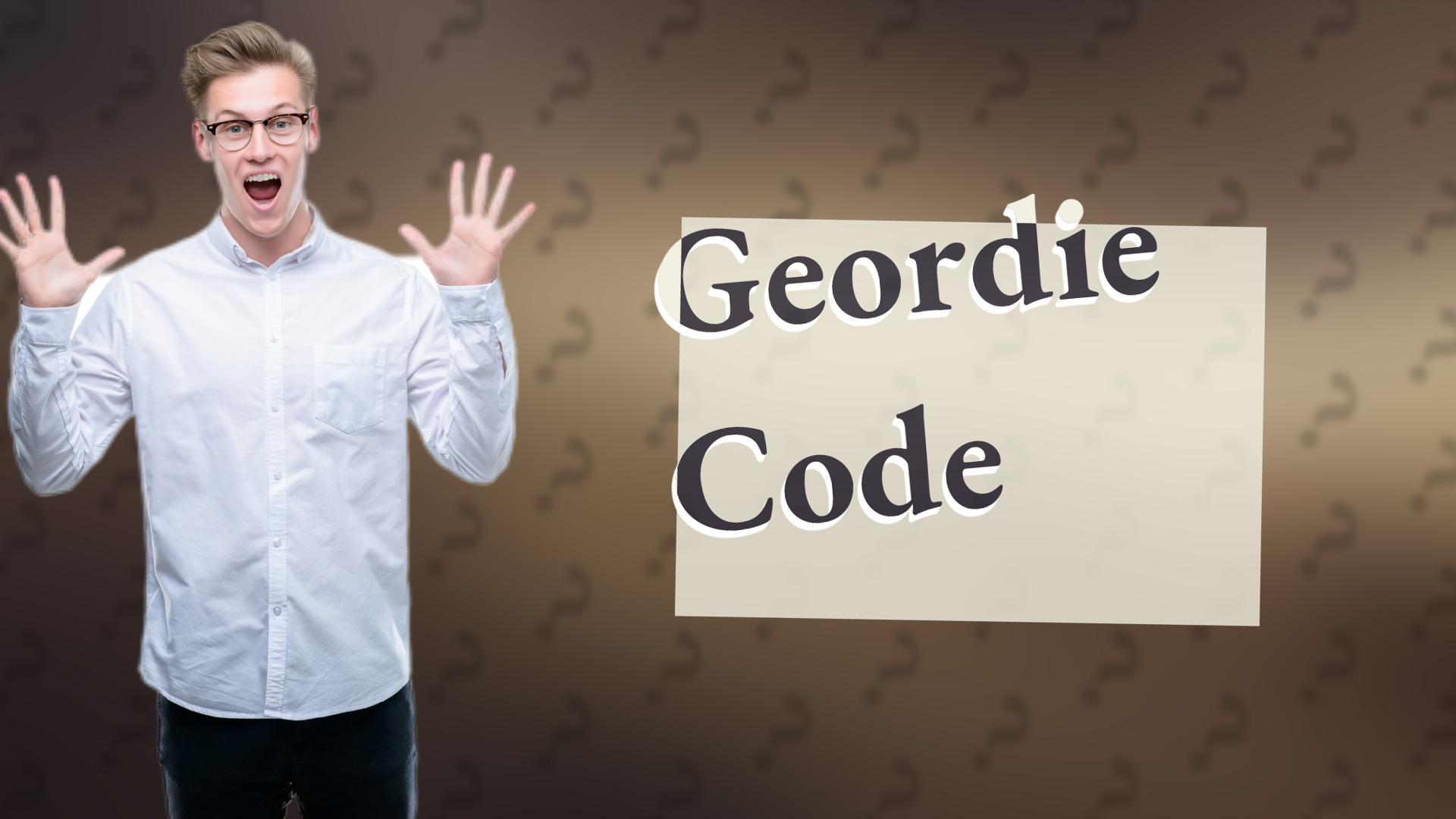Geordie Code