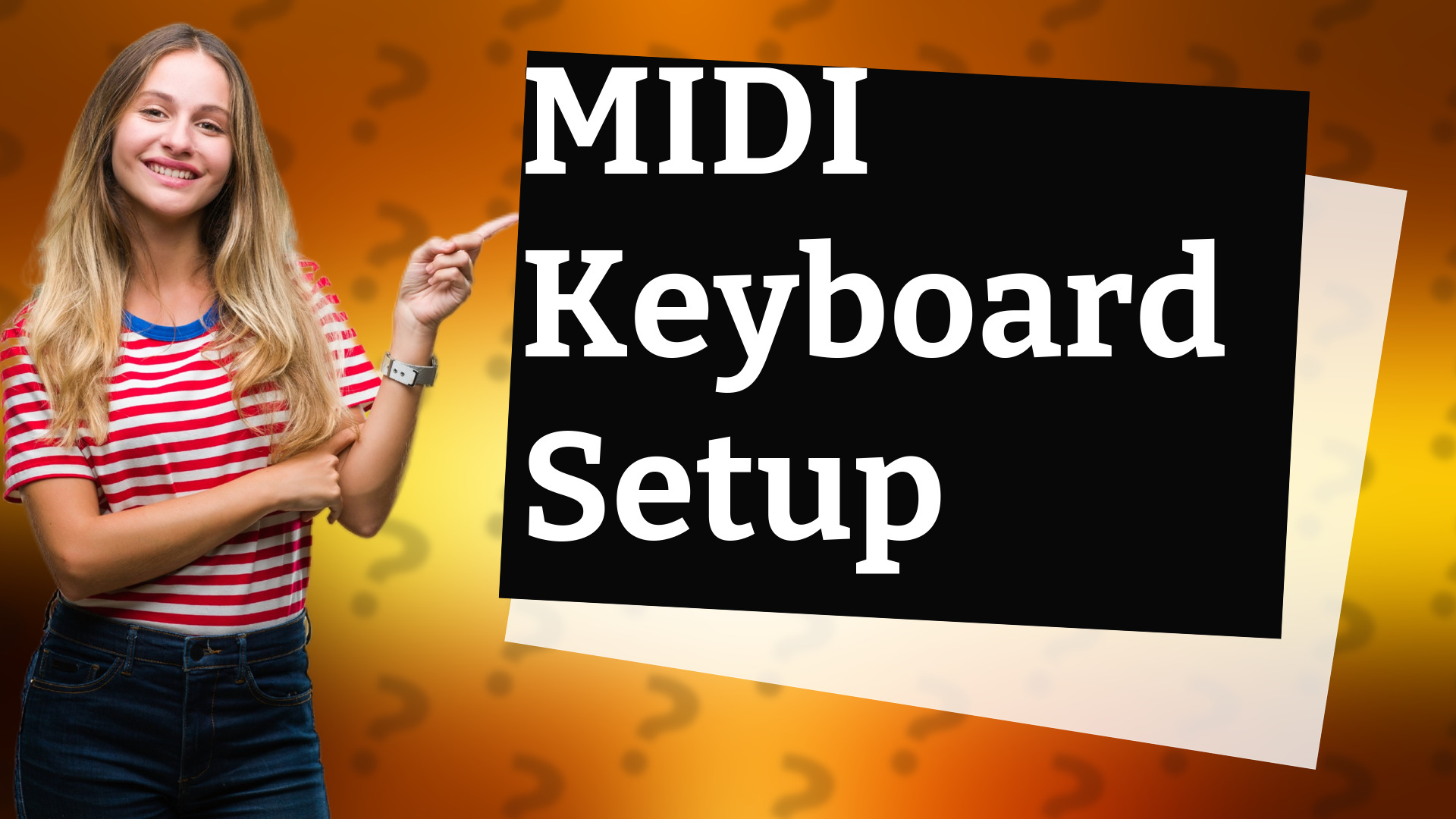 MIDI Keyboard Setup