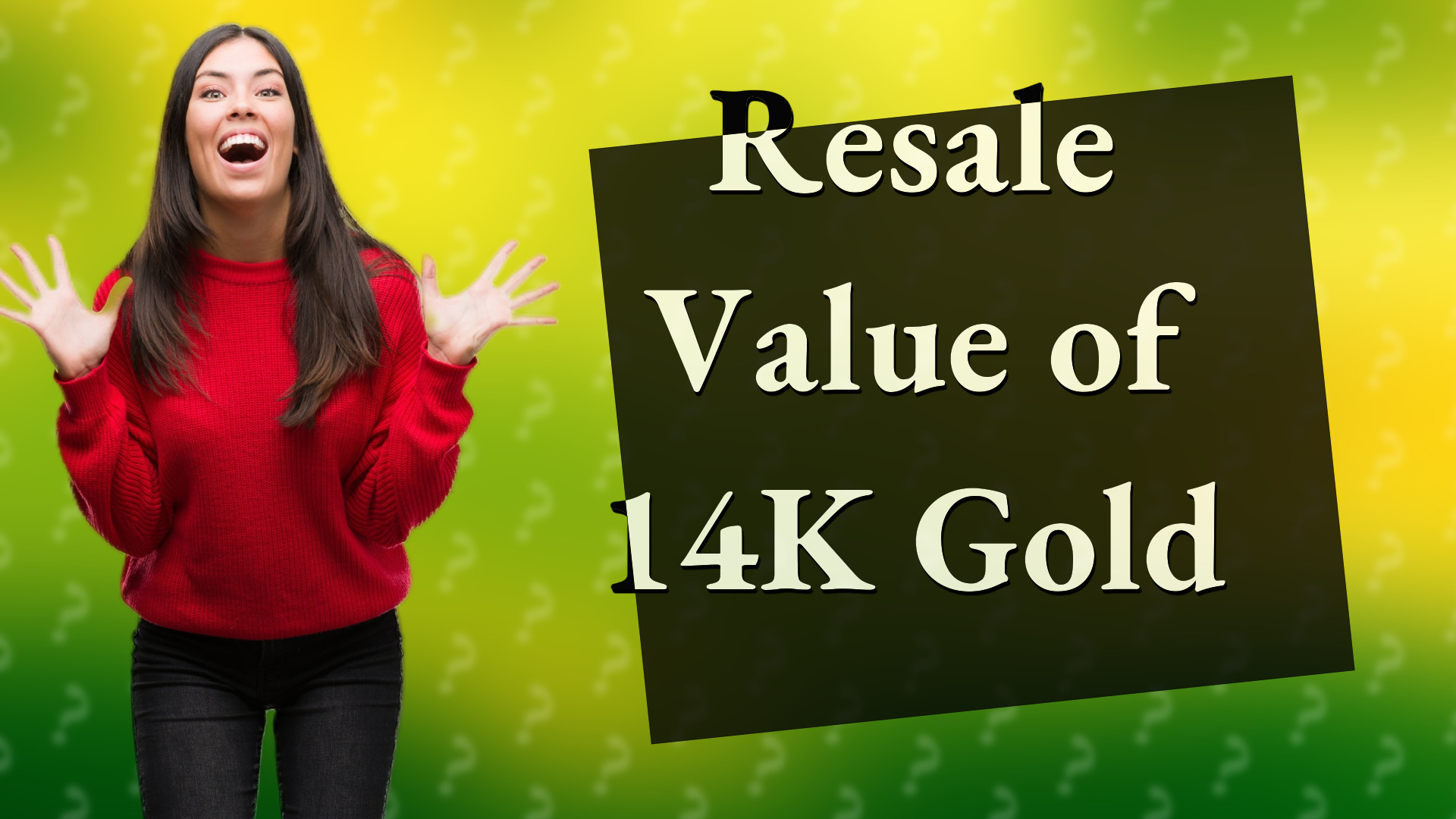 Resale Value of 14K Gold