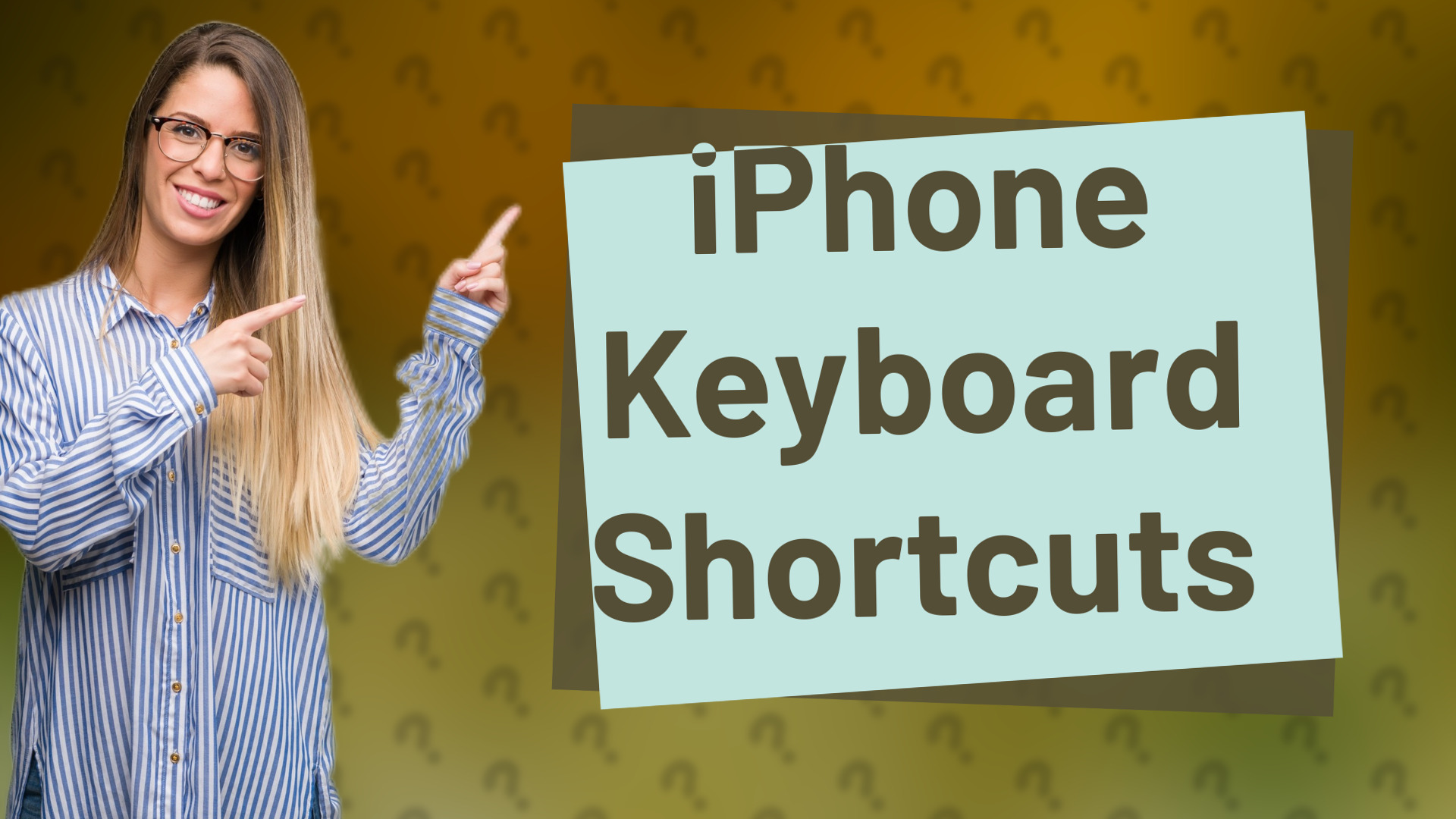 iPhone Keyboard Shortcuts
