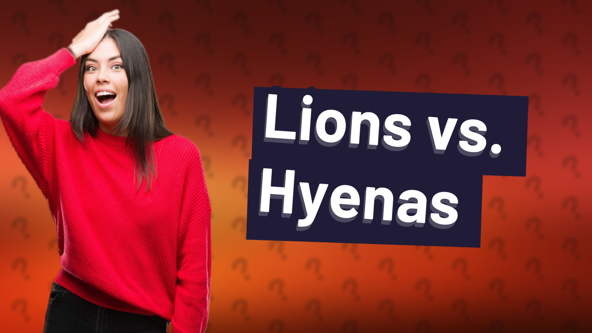 Lions vs. Hyenas