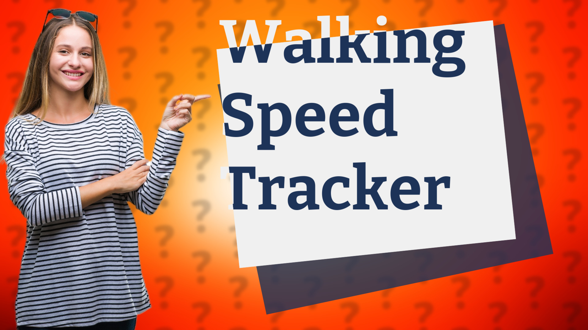 Walking Speed Tracker