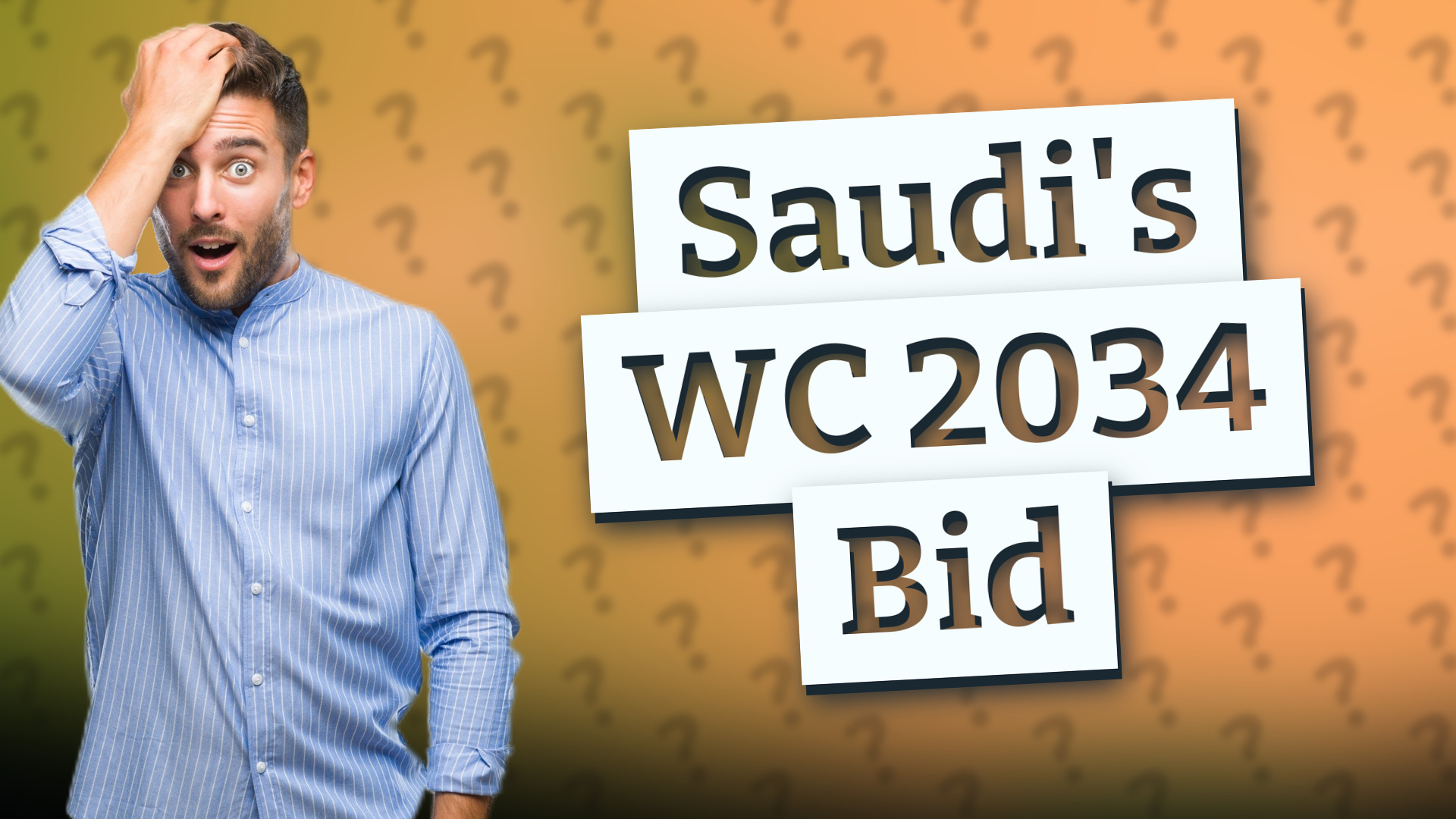 Saudi's WC 2034 Bid