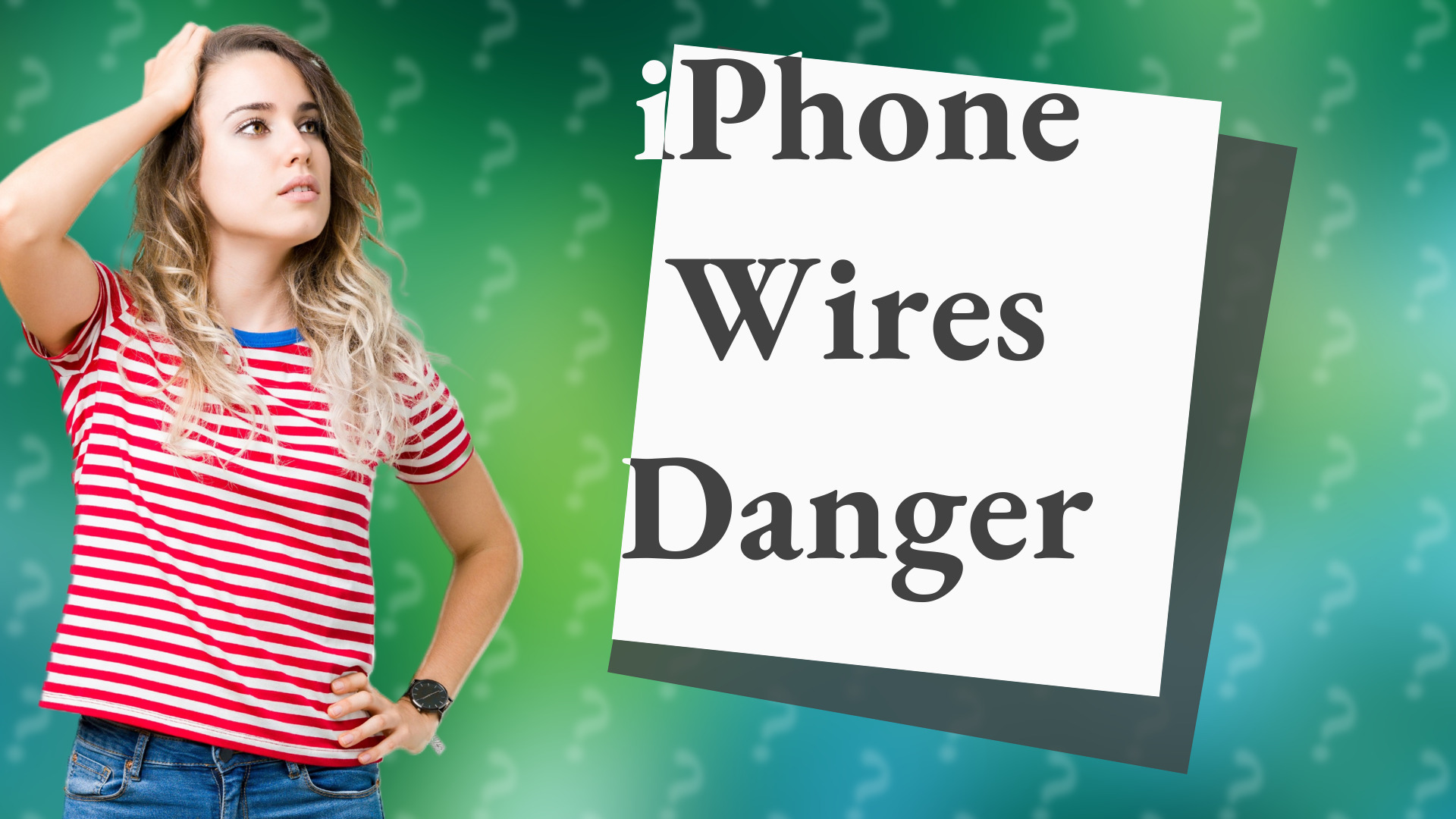 iPhone Wires Danger