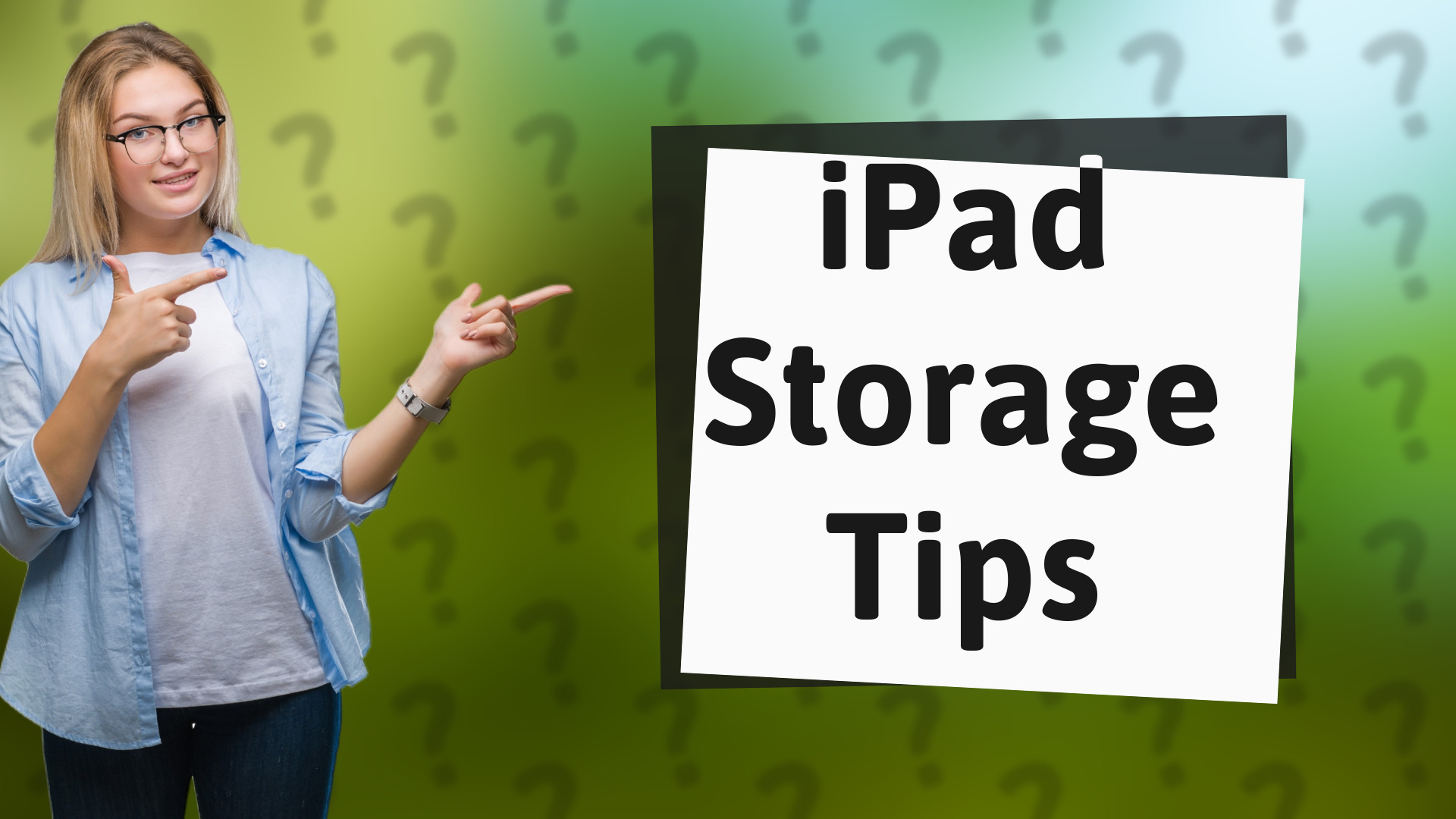 iPad Storage Tips