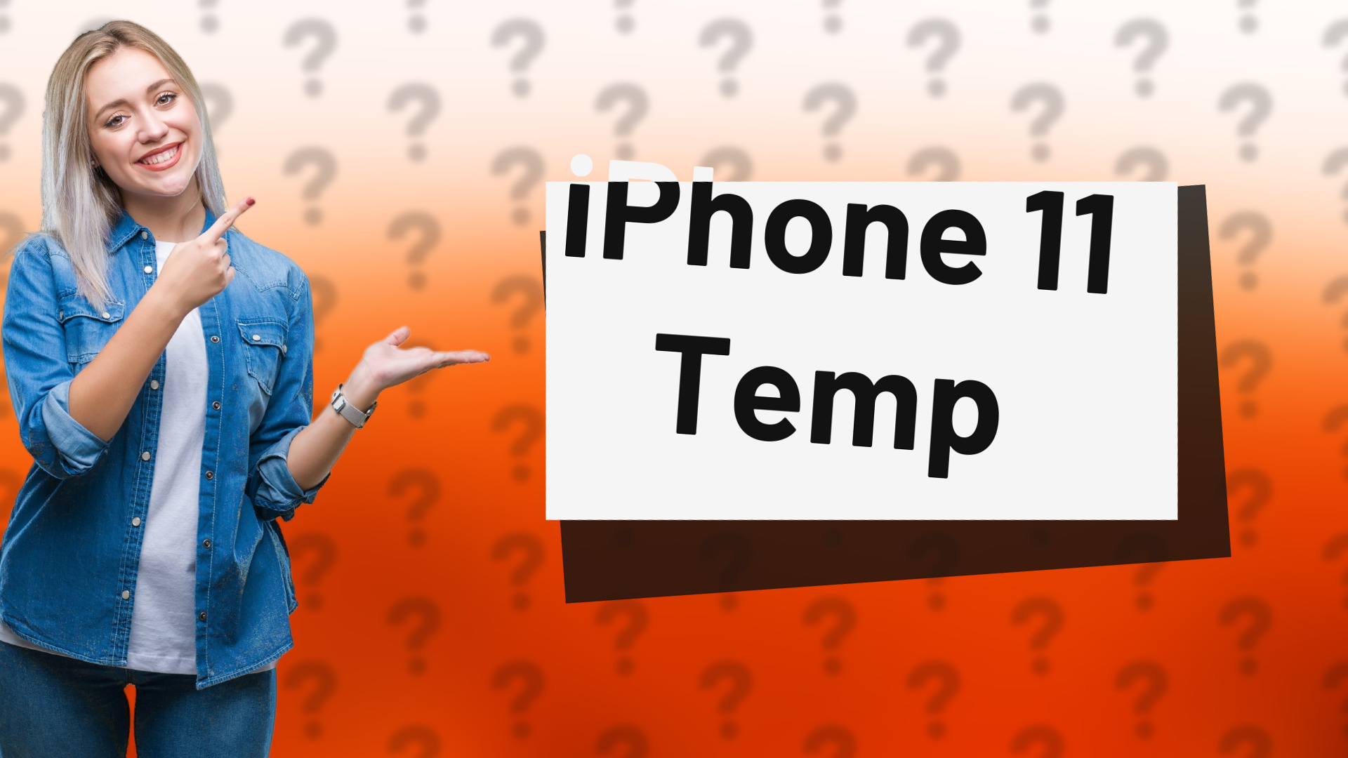 iPhone 11 Temp
