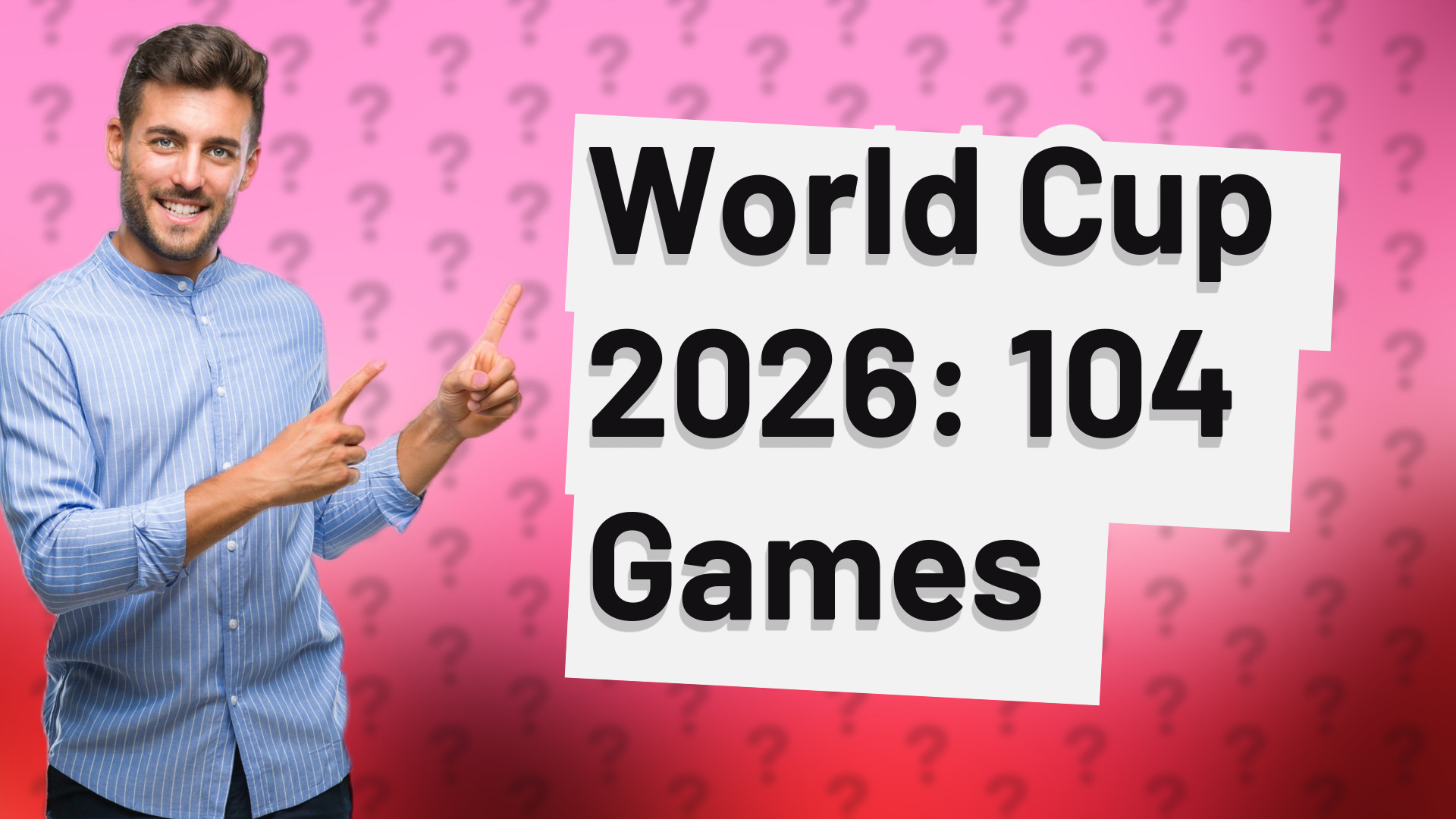 World Cup 2026: 104 Games