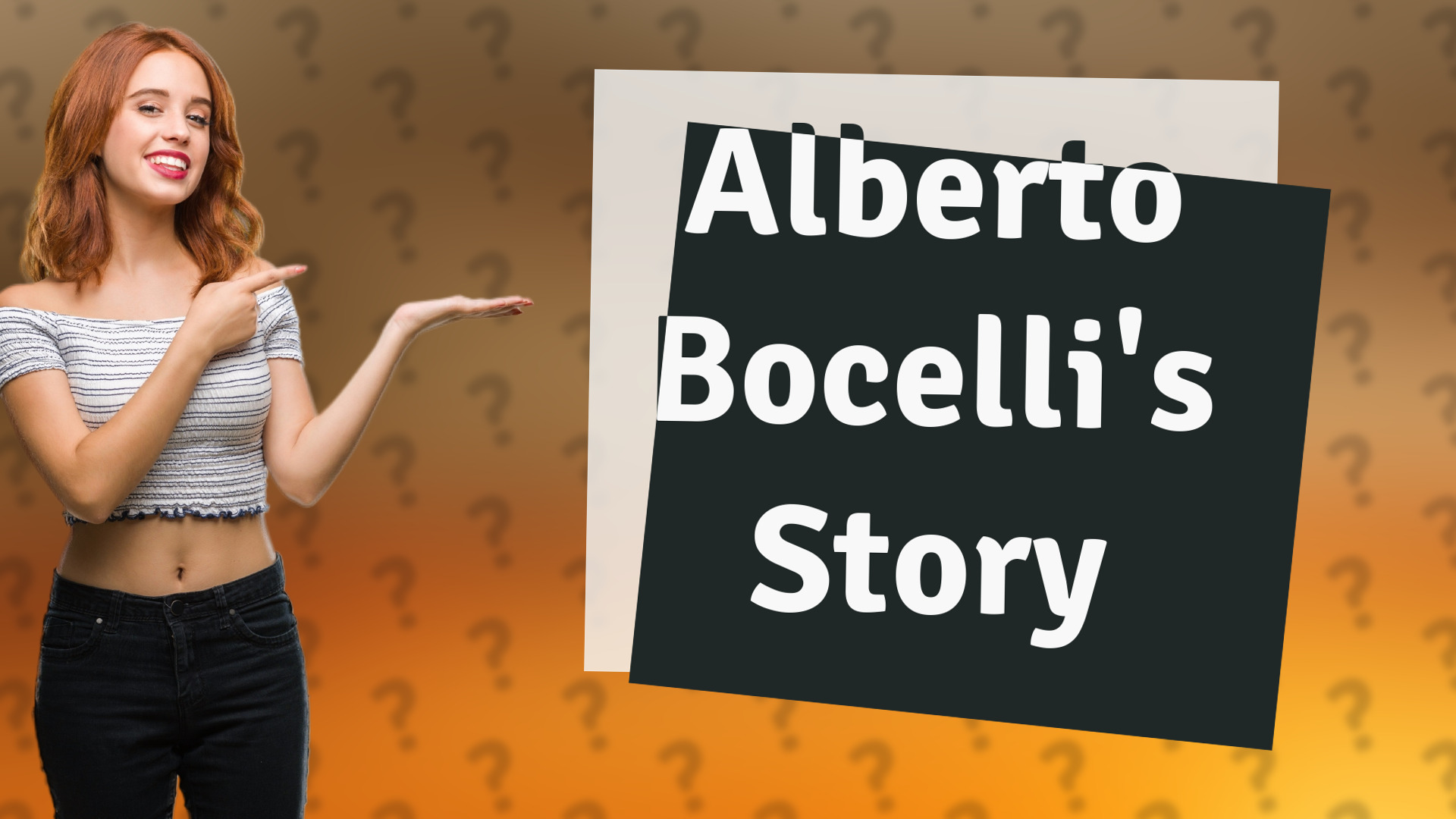 Alberto Bocelli's Story