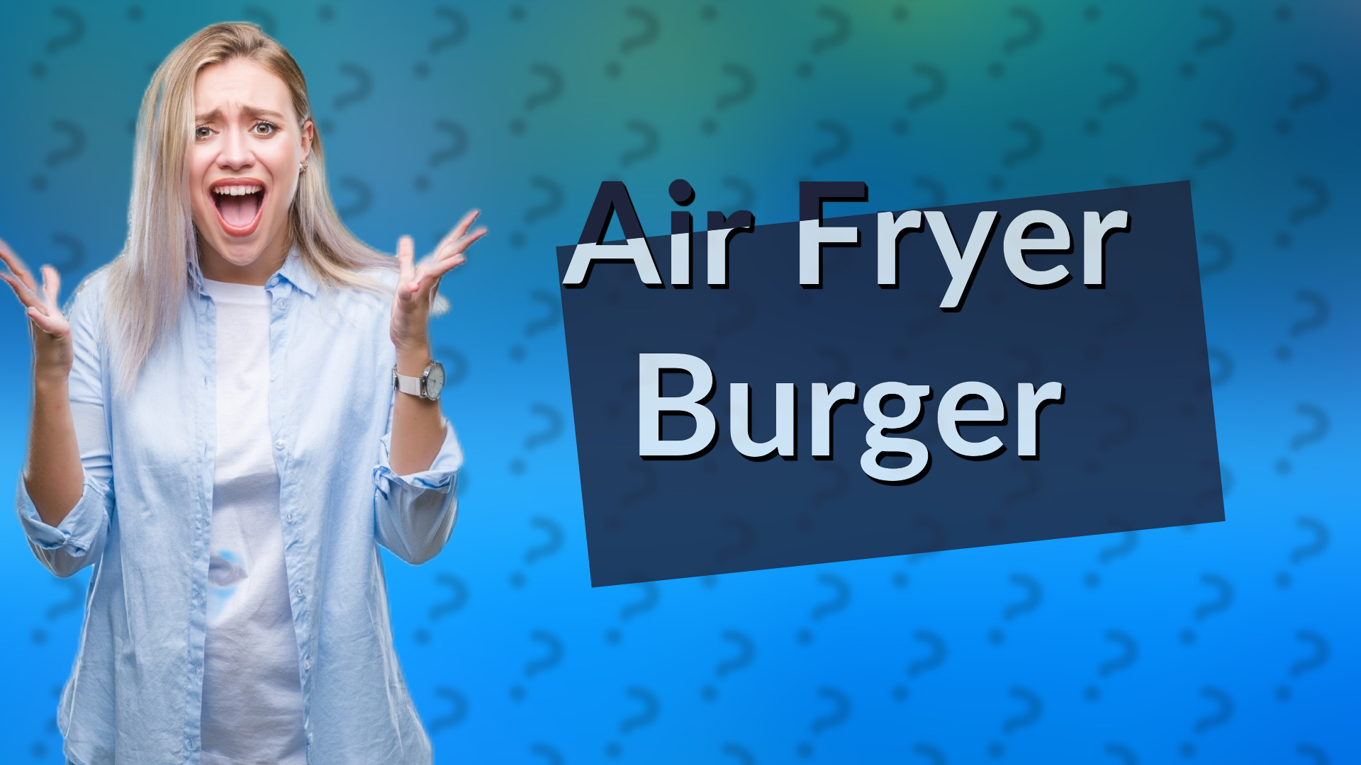 Air Fryer Burger