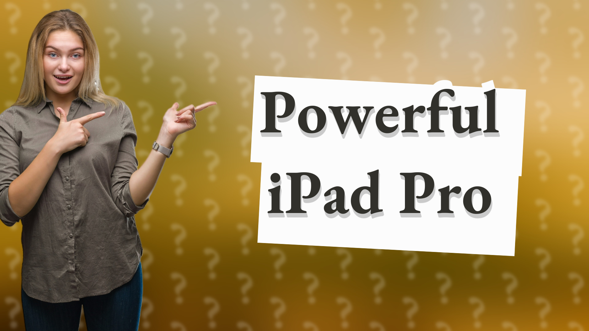 Powerful iPad Pro