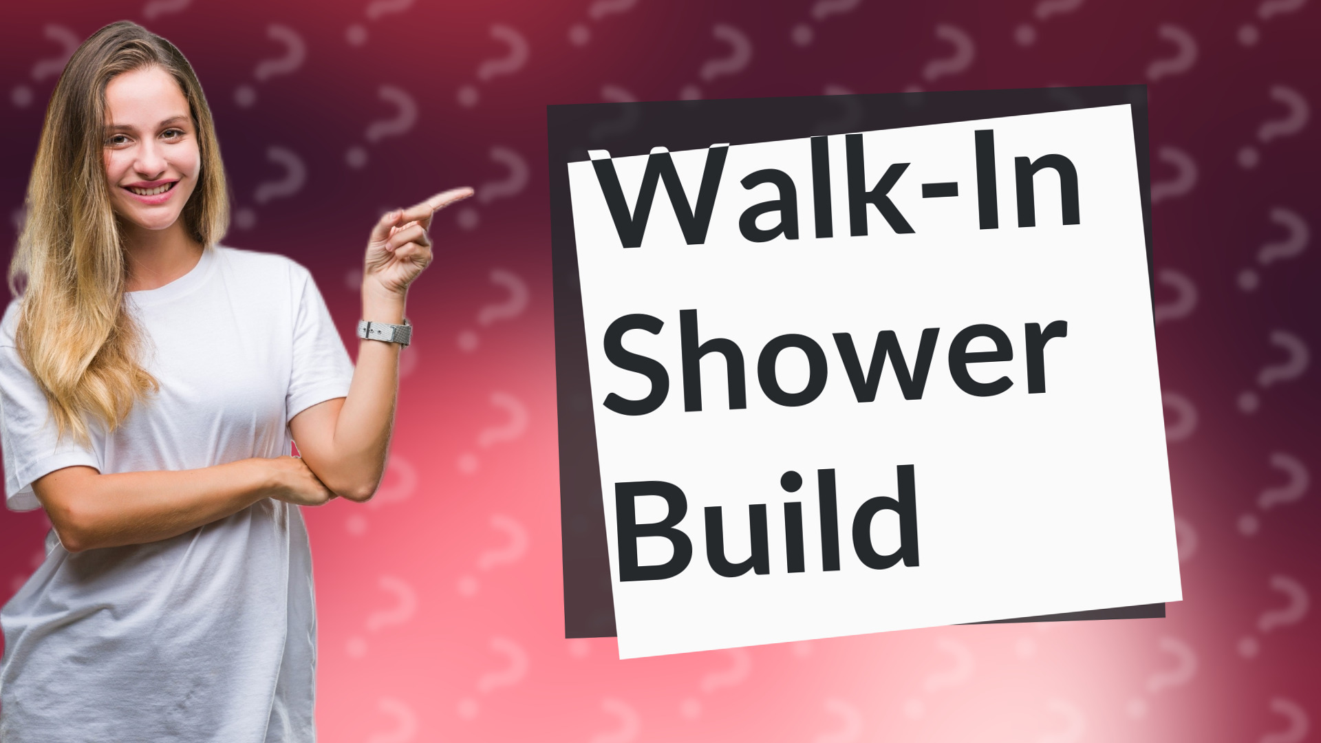 Walk-In Shower Build