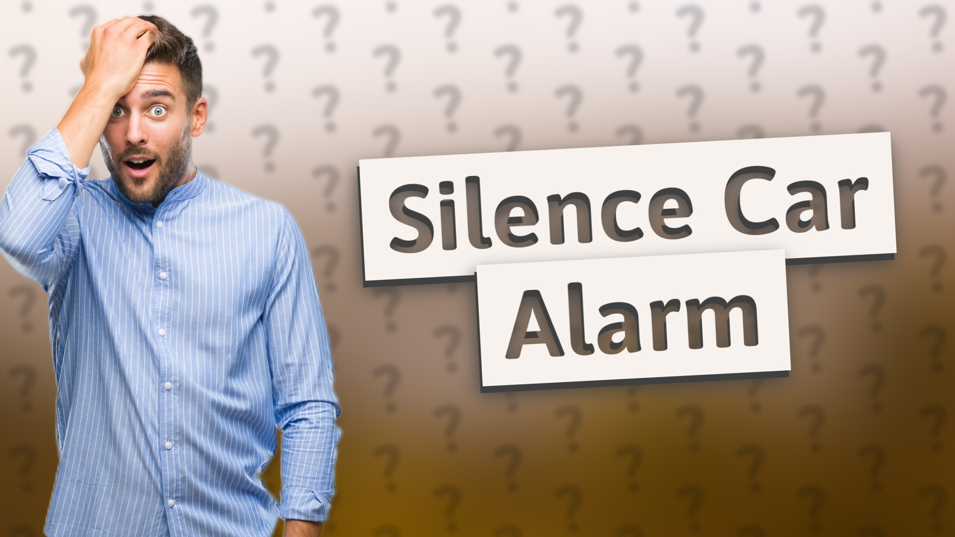 Silence Car Alarm