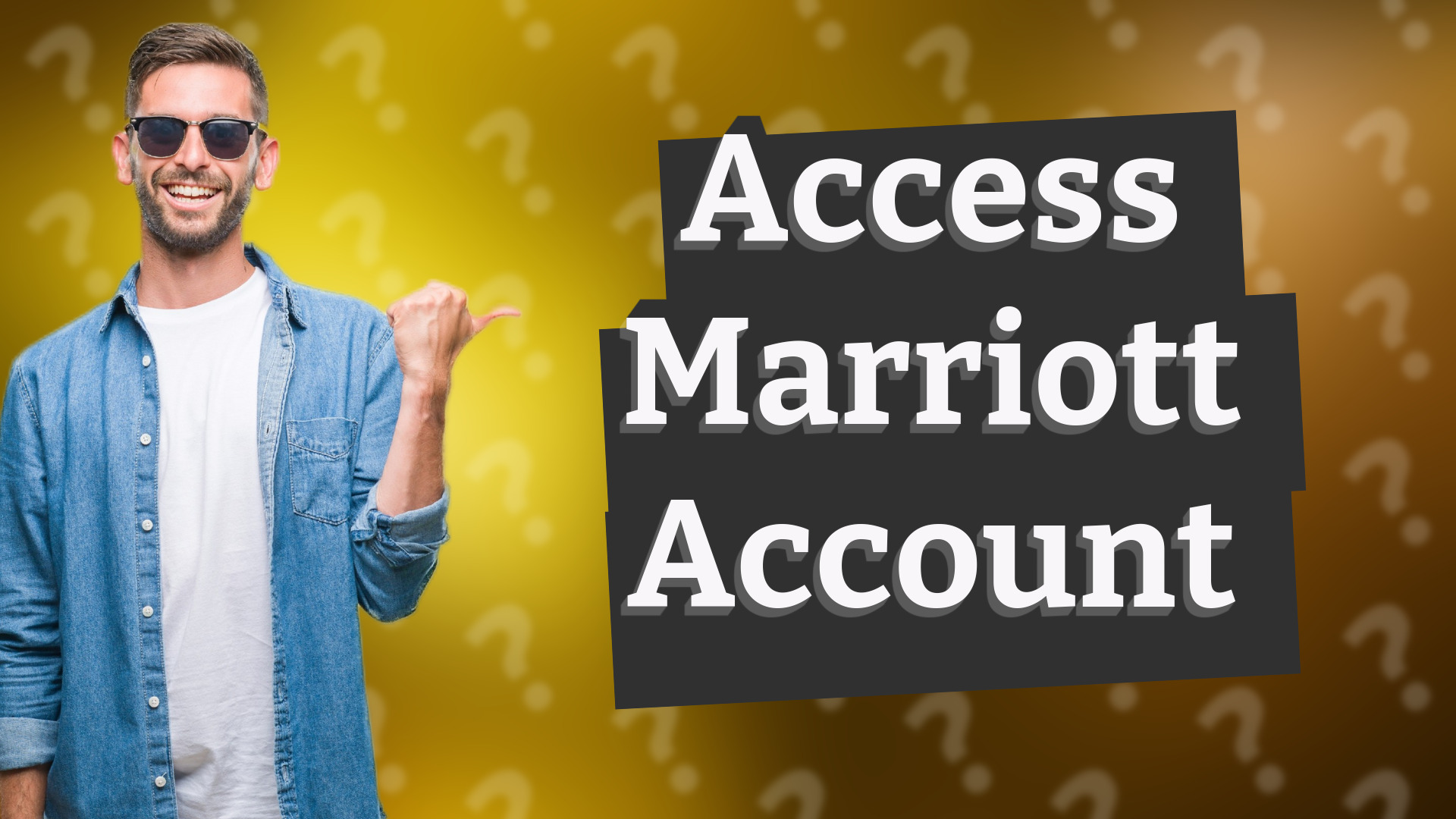 Access Marriott Account