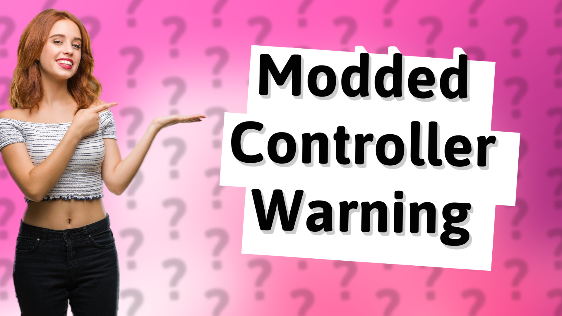 Modded Controller Warning