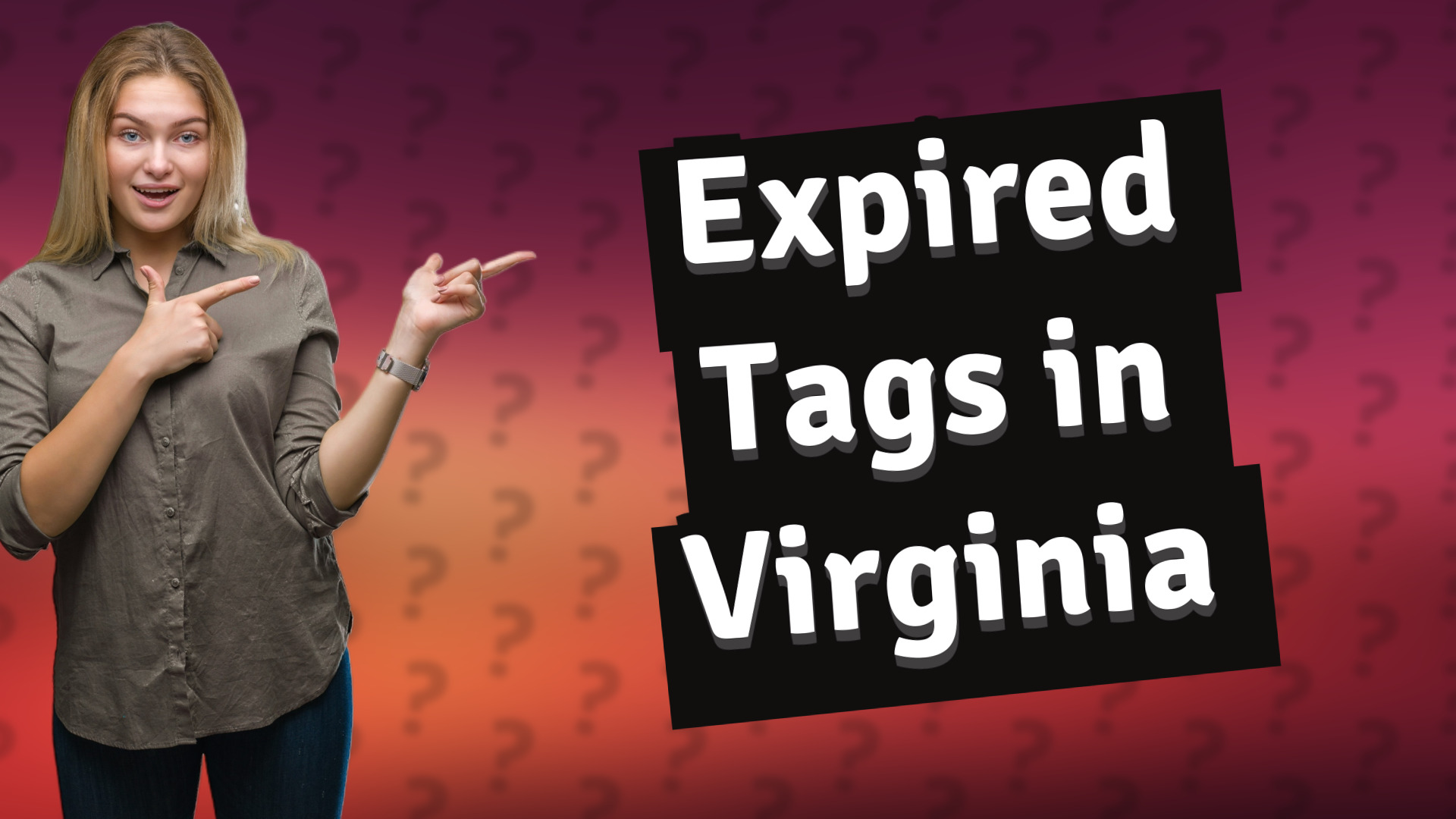 Expired Tags in Virginia