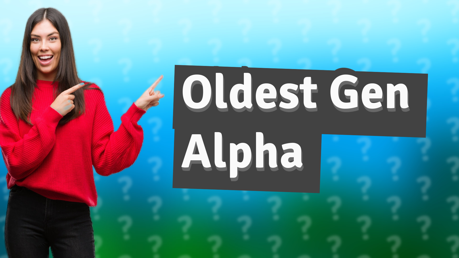 Oldest Gen Alpha