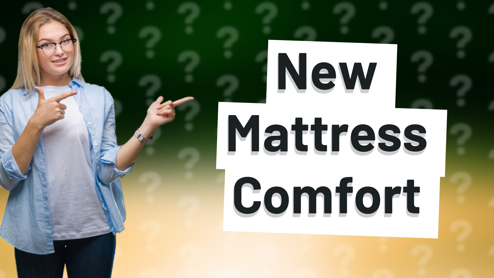 New Mattress Comfort