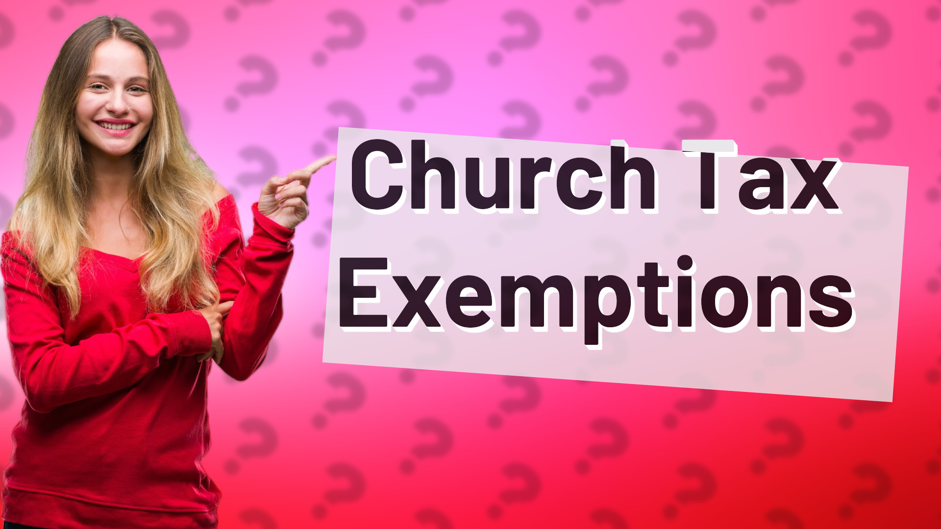 Church Tax Exemptions