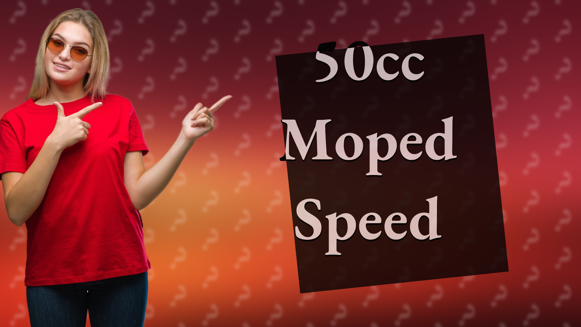 50cc Moped Speed