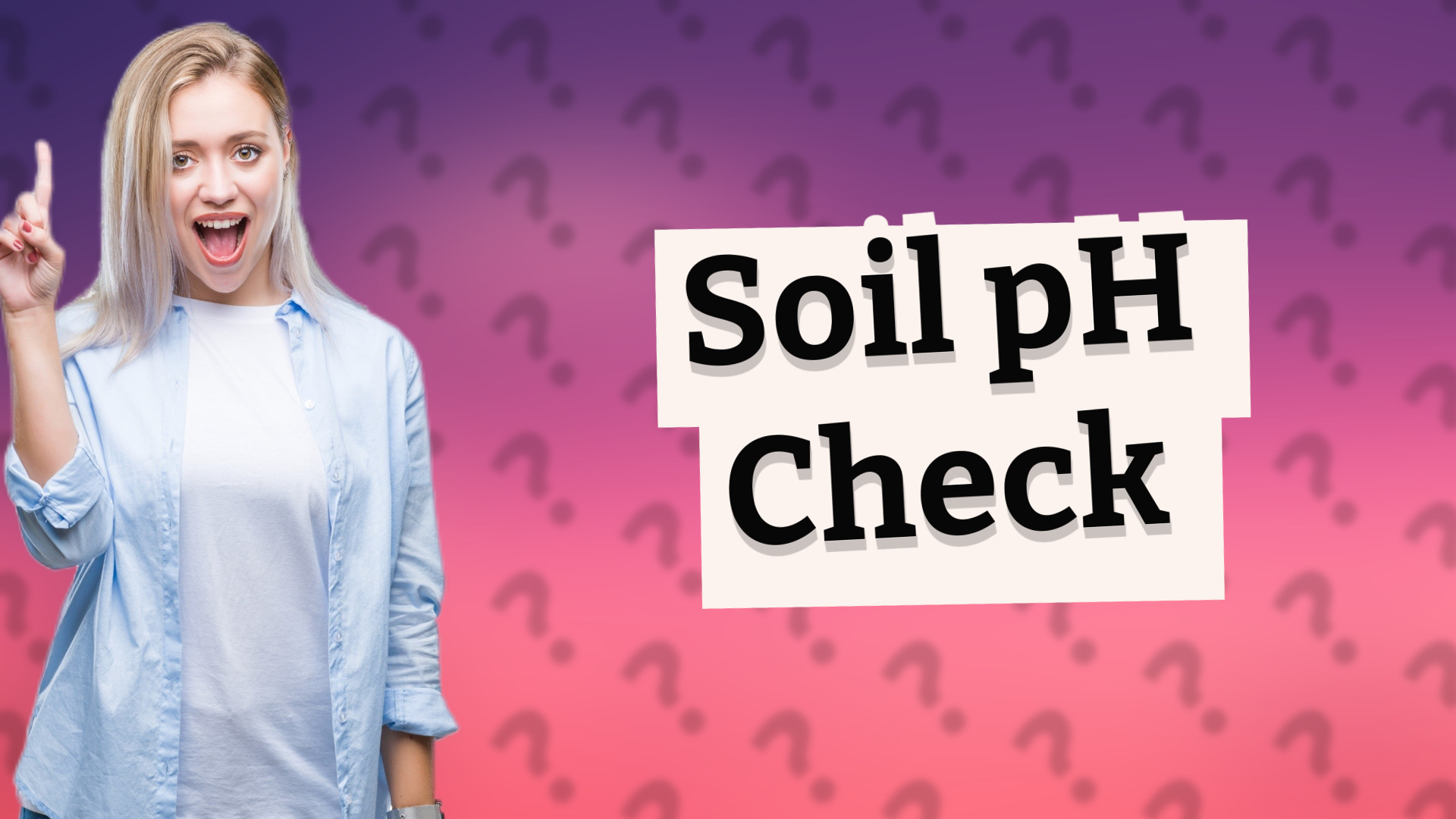 Soil pH Check
