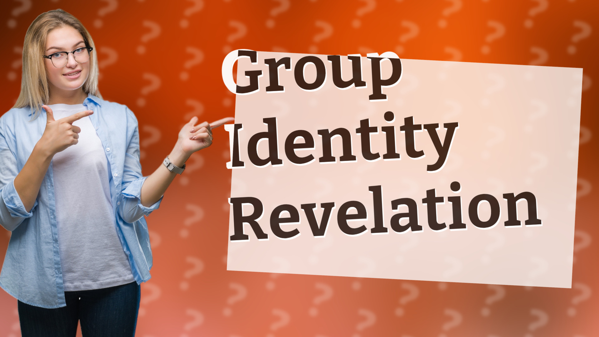 Group Identity Revelation