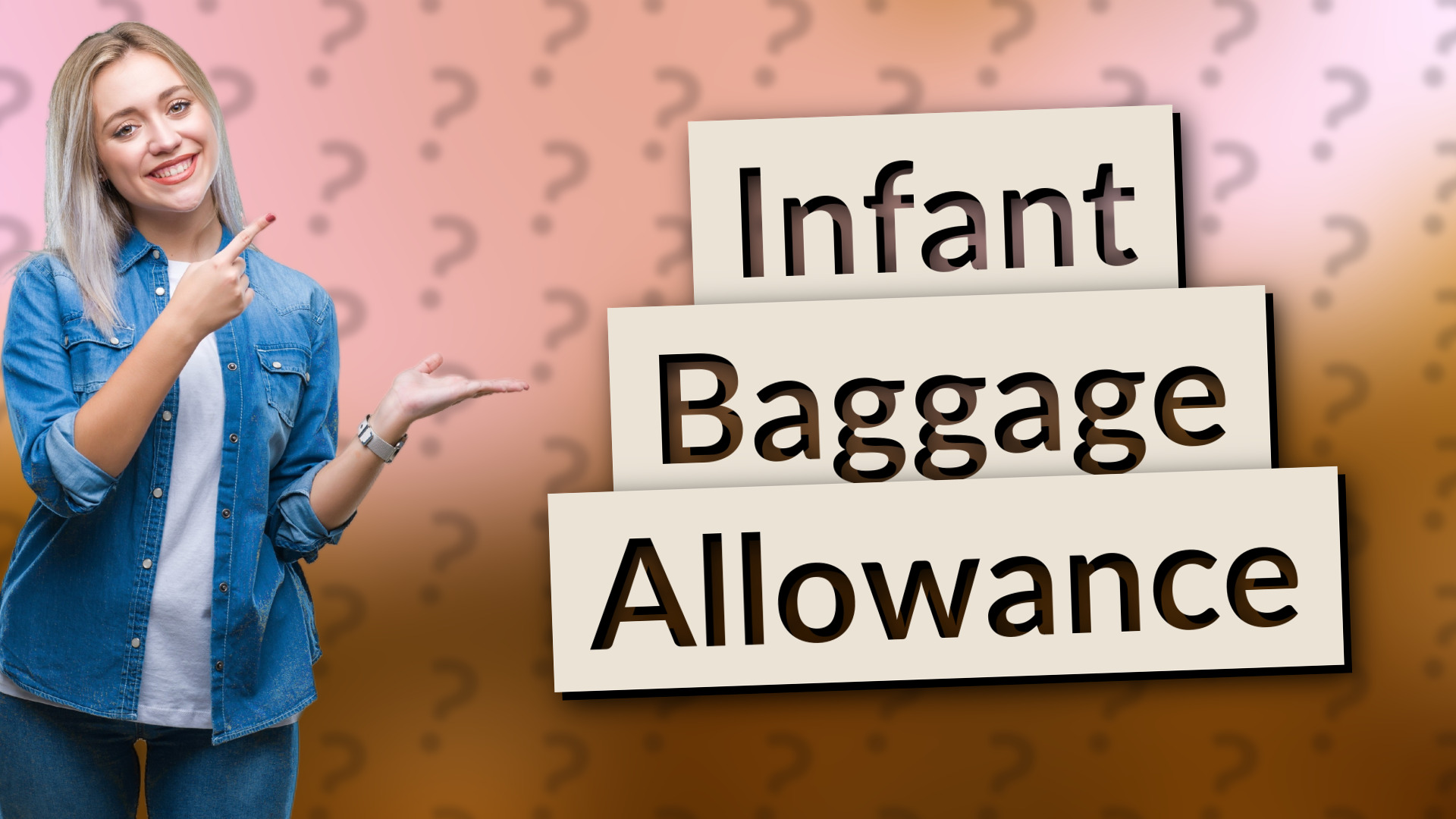 Infant Baggage Allowance