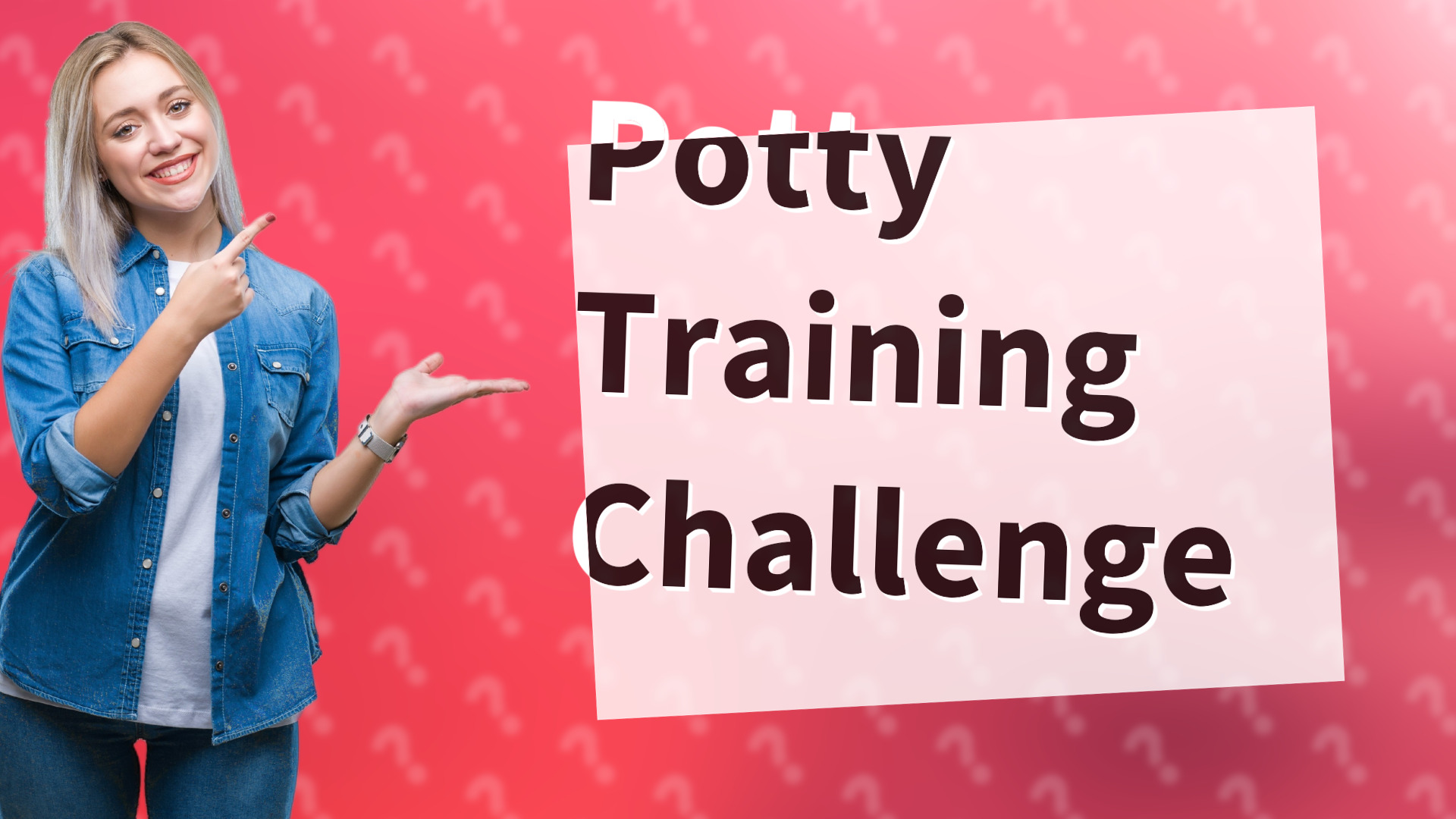 Potty Training Challenge