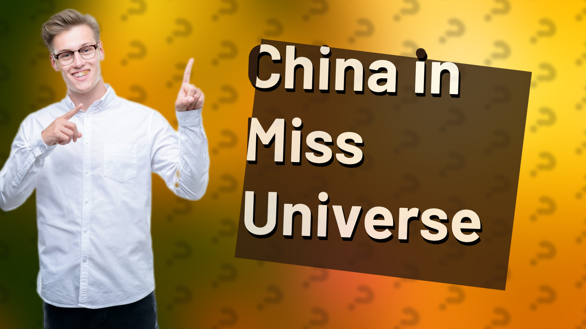 China in Miss Universe
