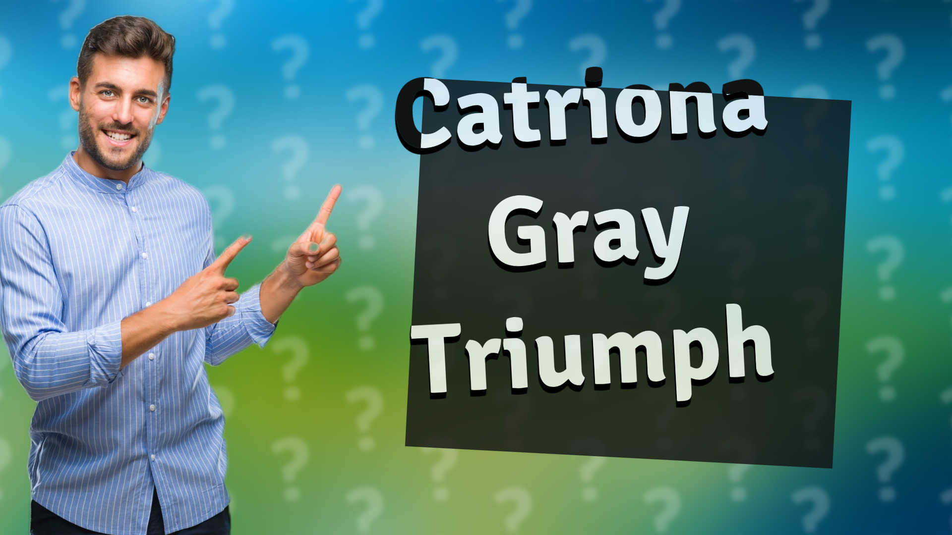 Catriona Gray Triumph