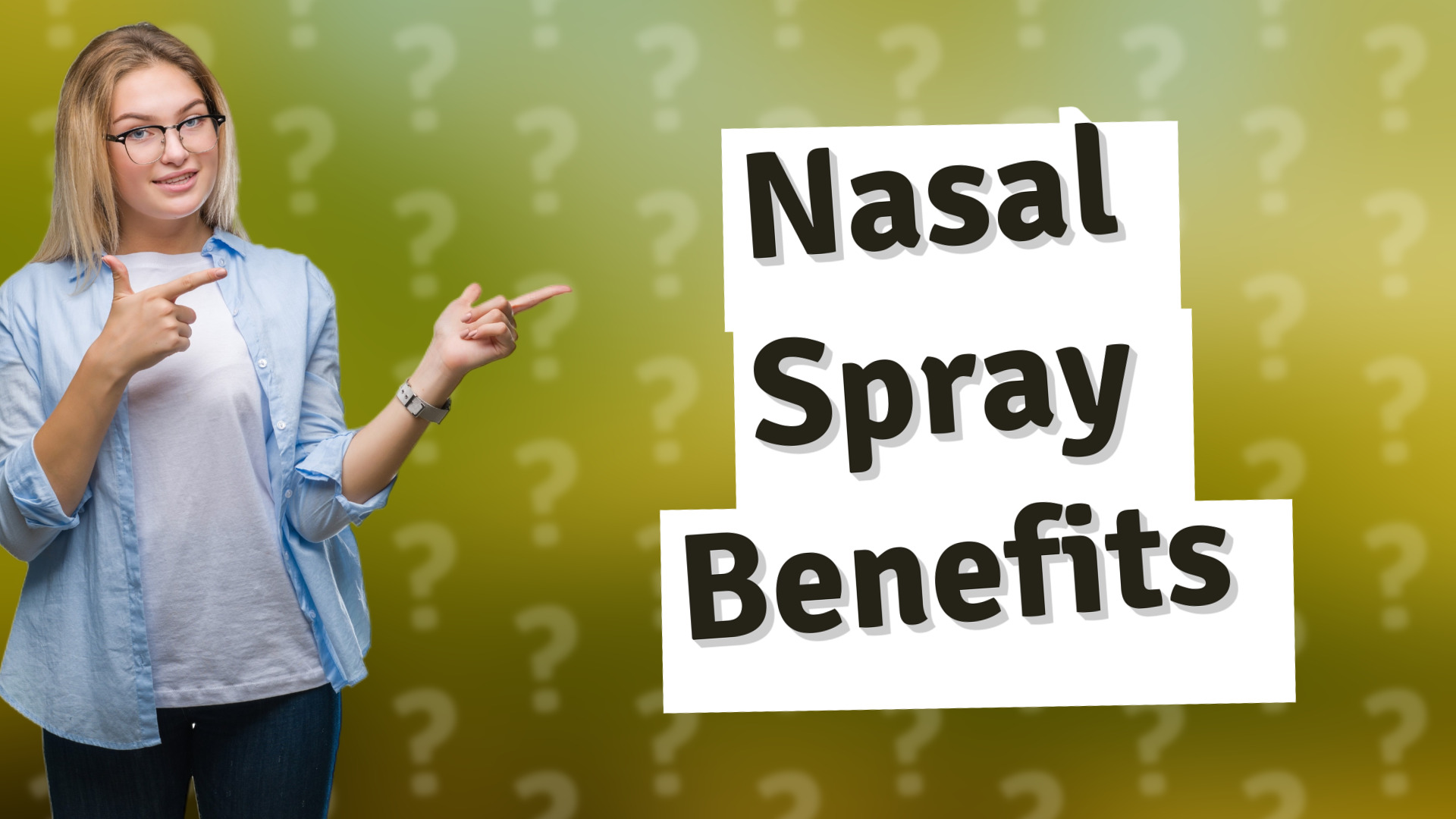 Nasal Spray Benefits
