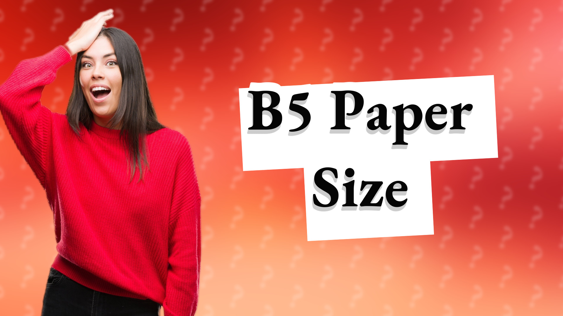 B5 Paper Size