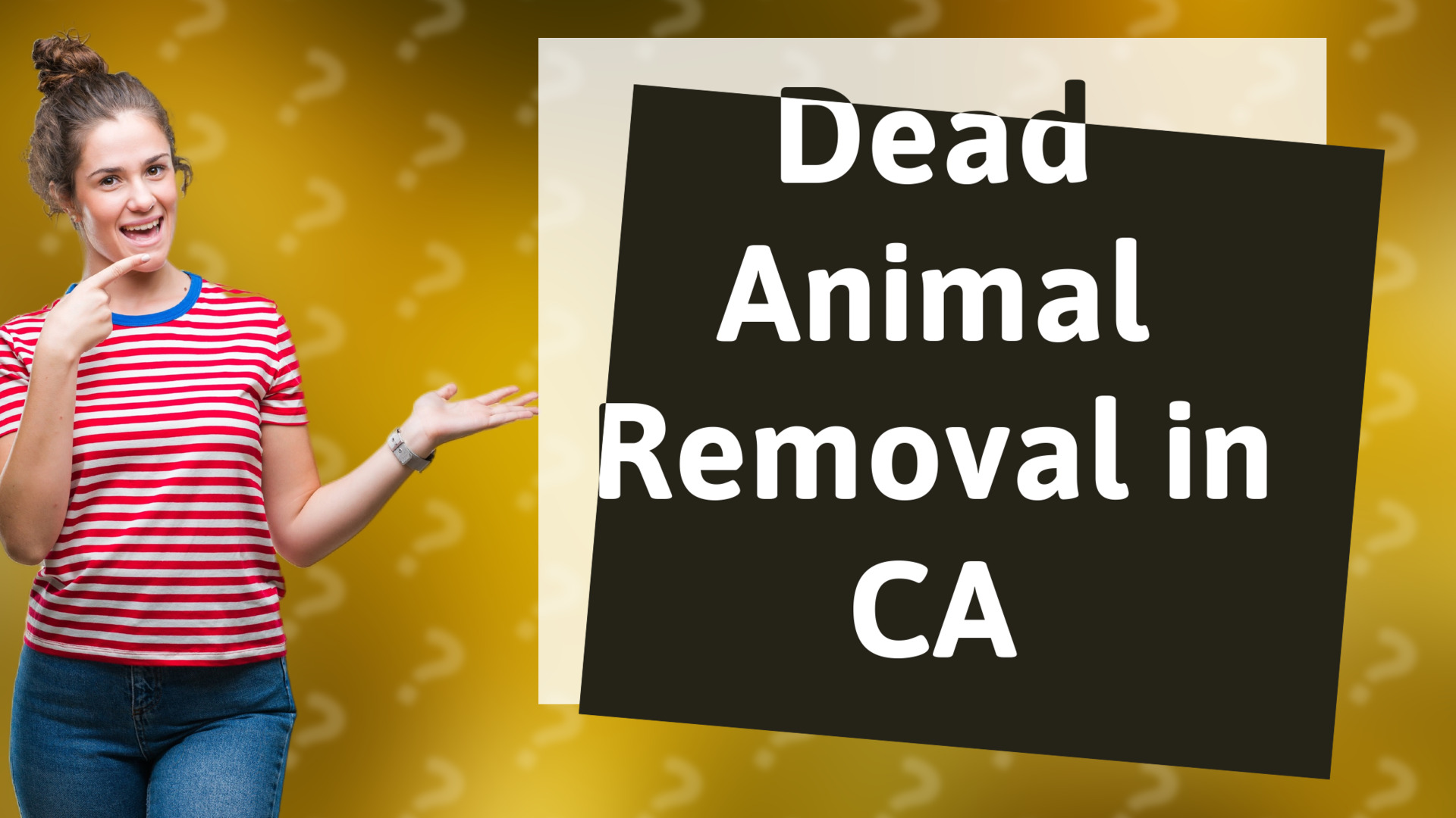 Dead Animal Removal in CA