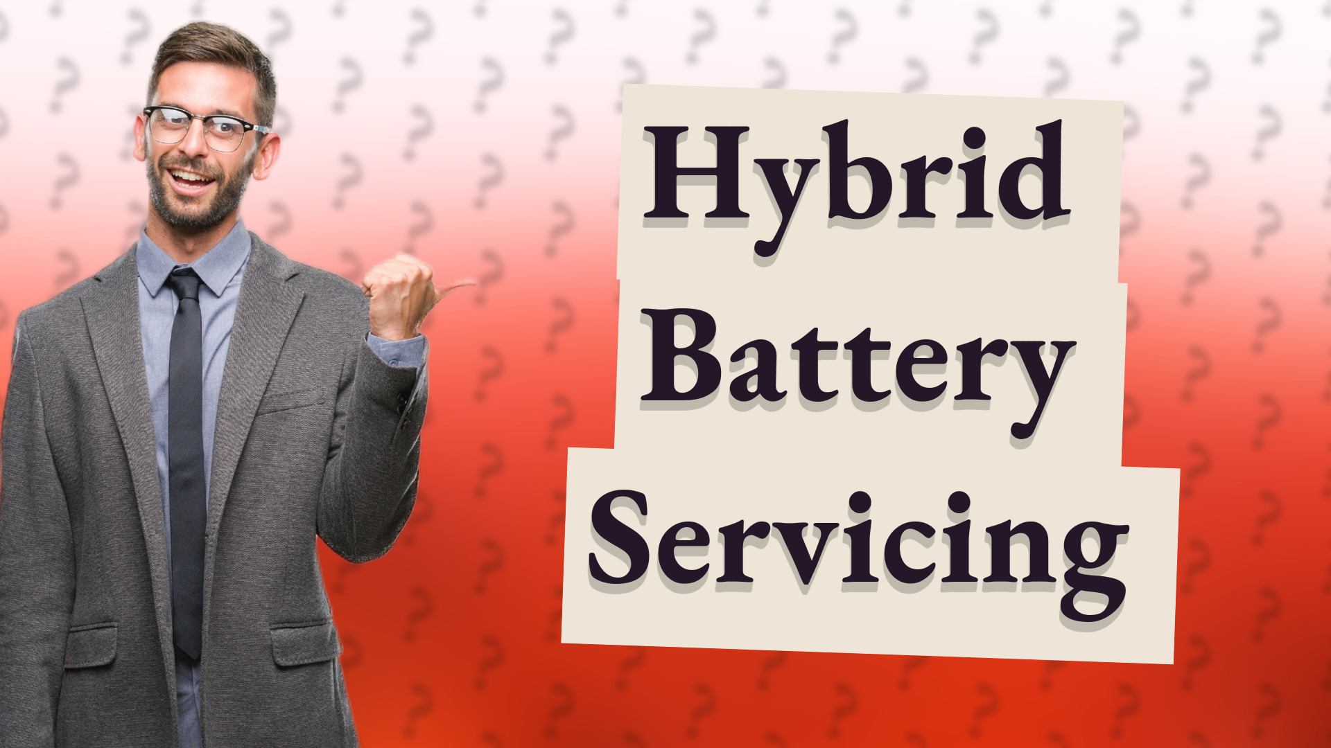 Hybrid Battery Servicing