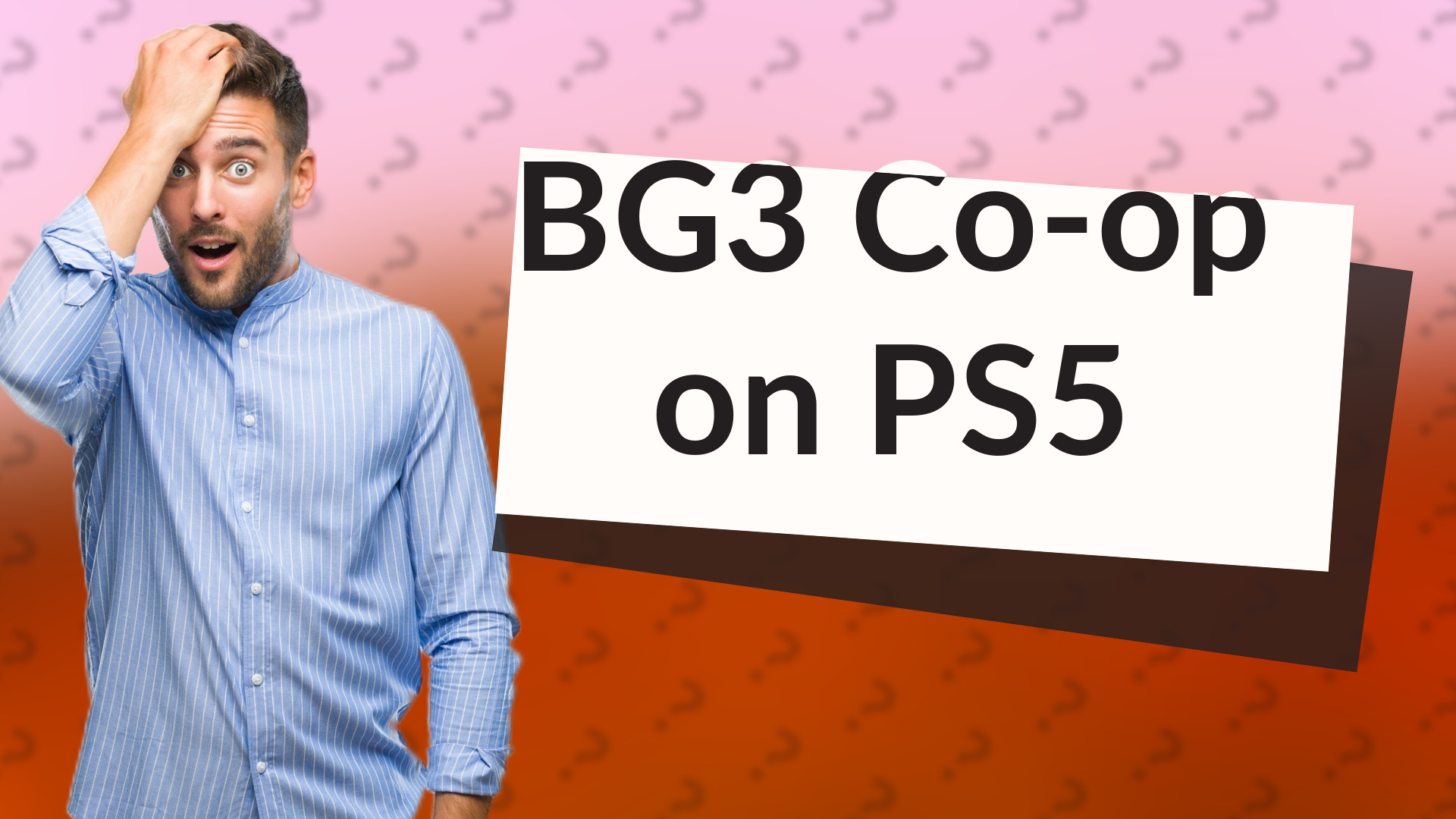 BG3 Co-op on PS5