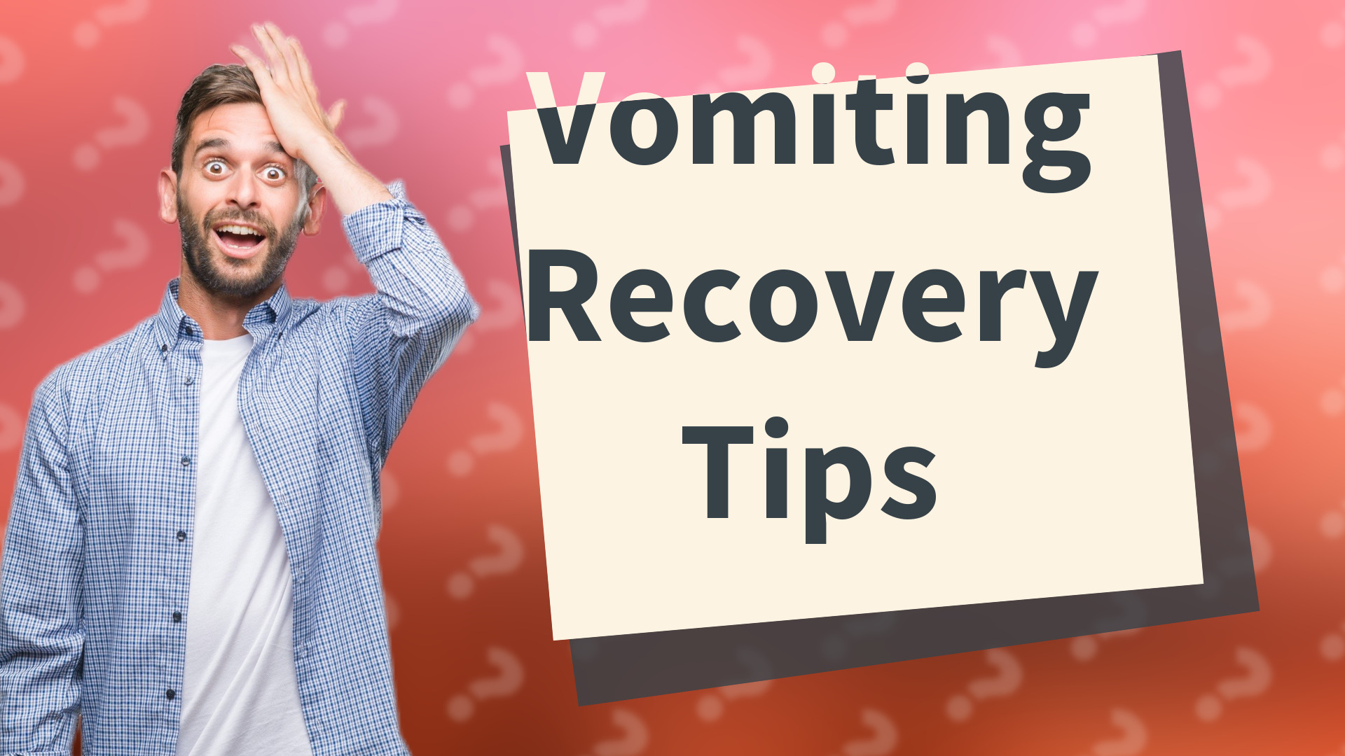 Vomiting Recovery Tips