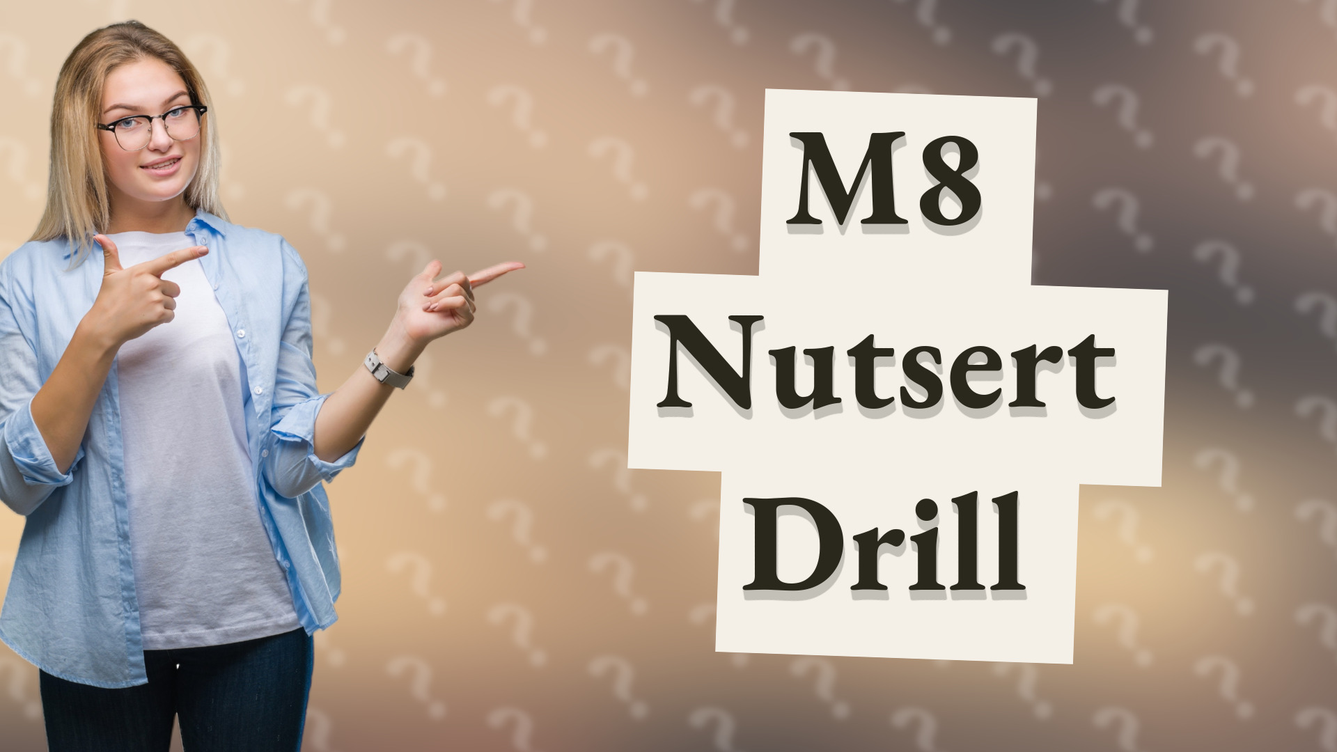 M8 Nutsert Drill