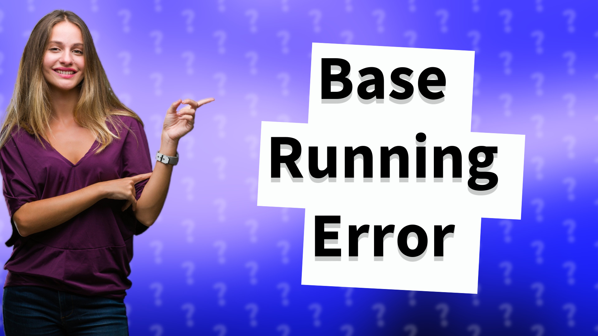 Base Running Error