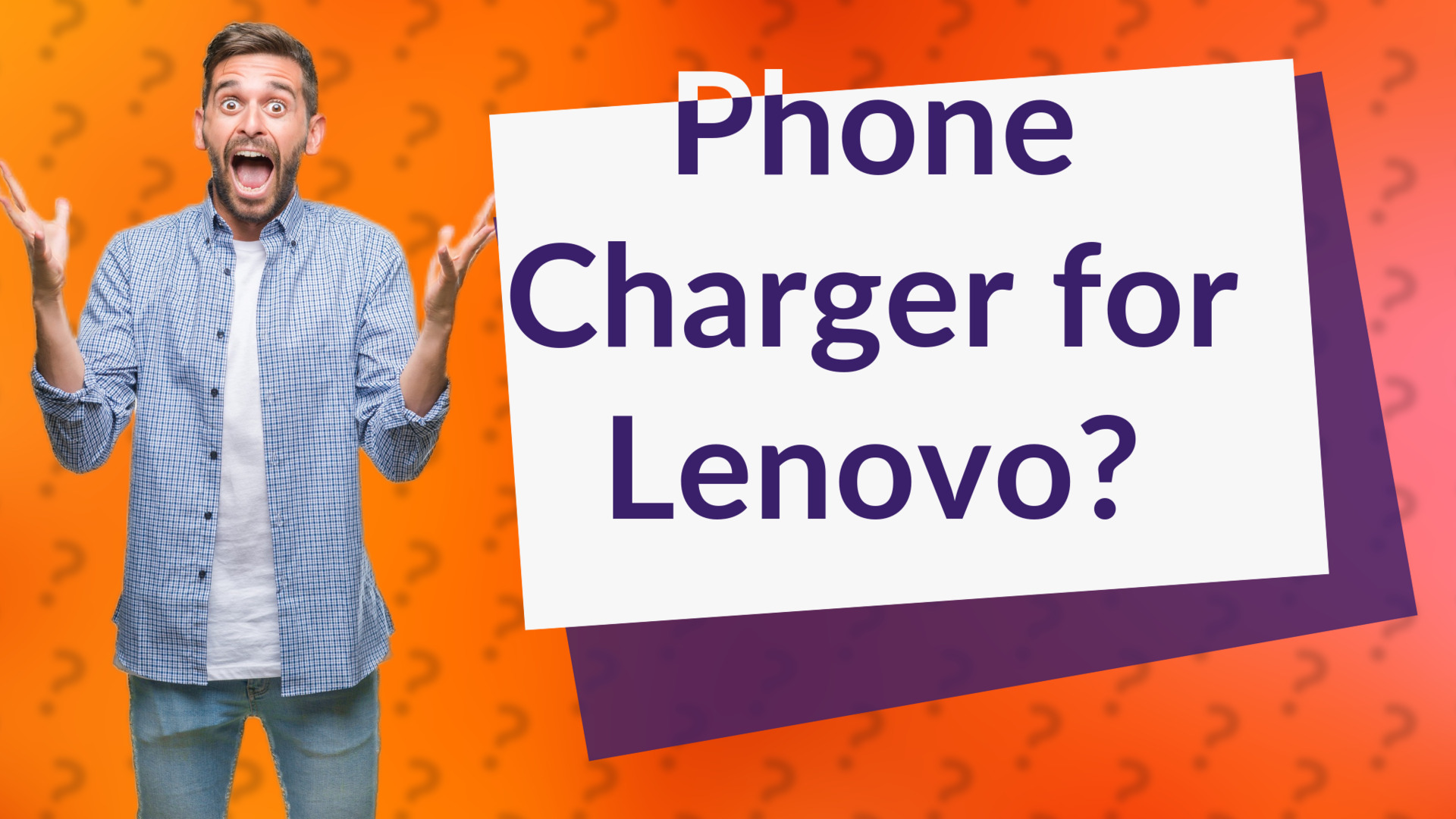Phone Charger for Lenovo?
