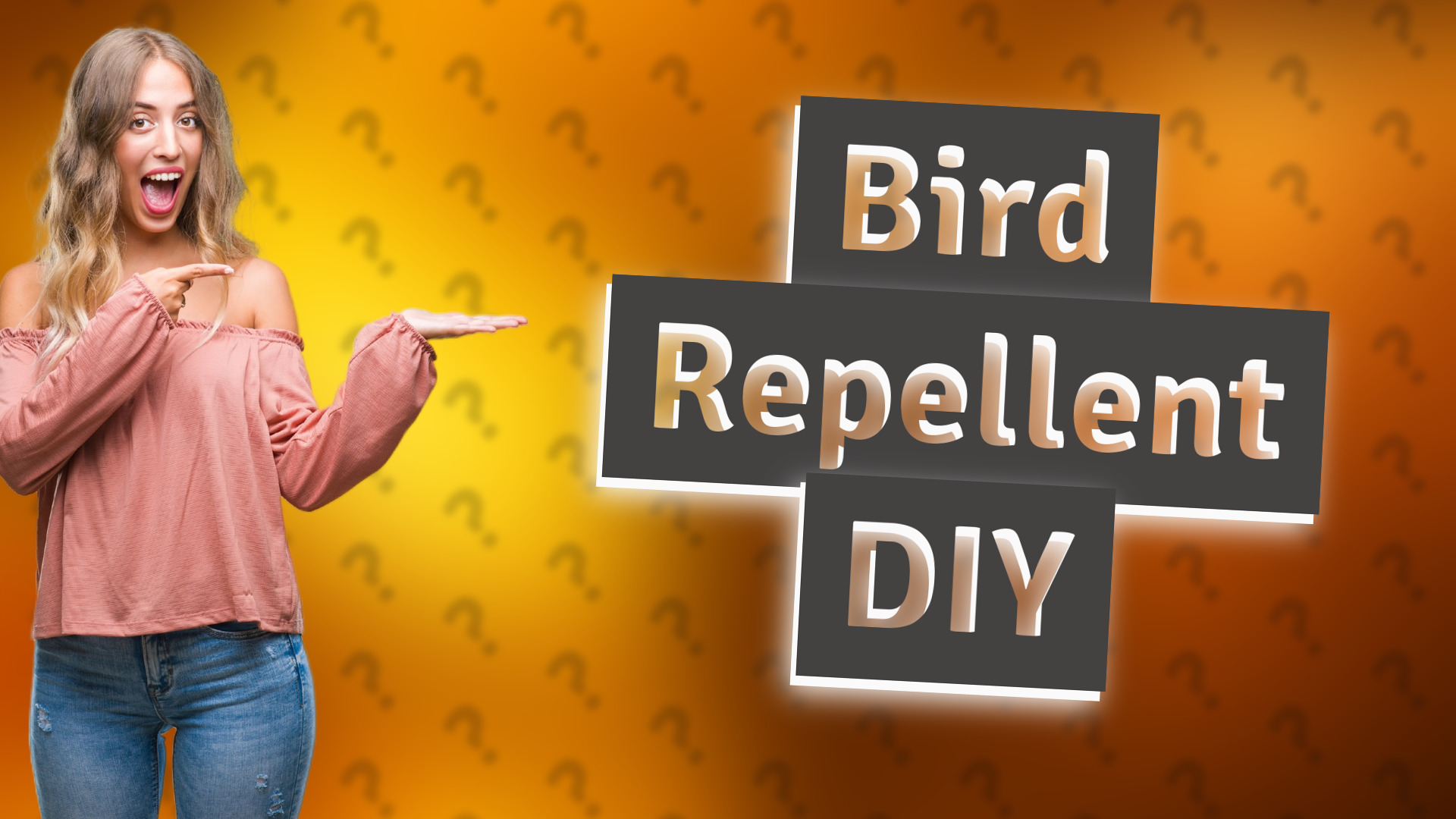 Bird Repellent DIY
