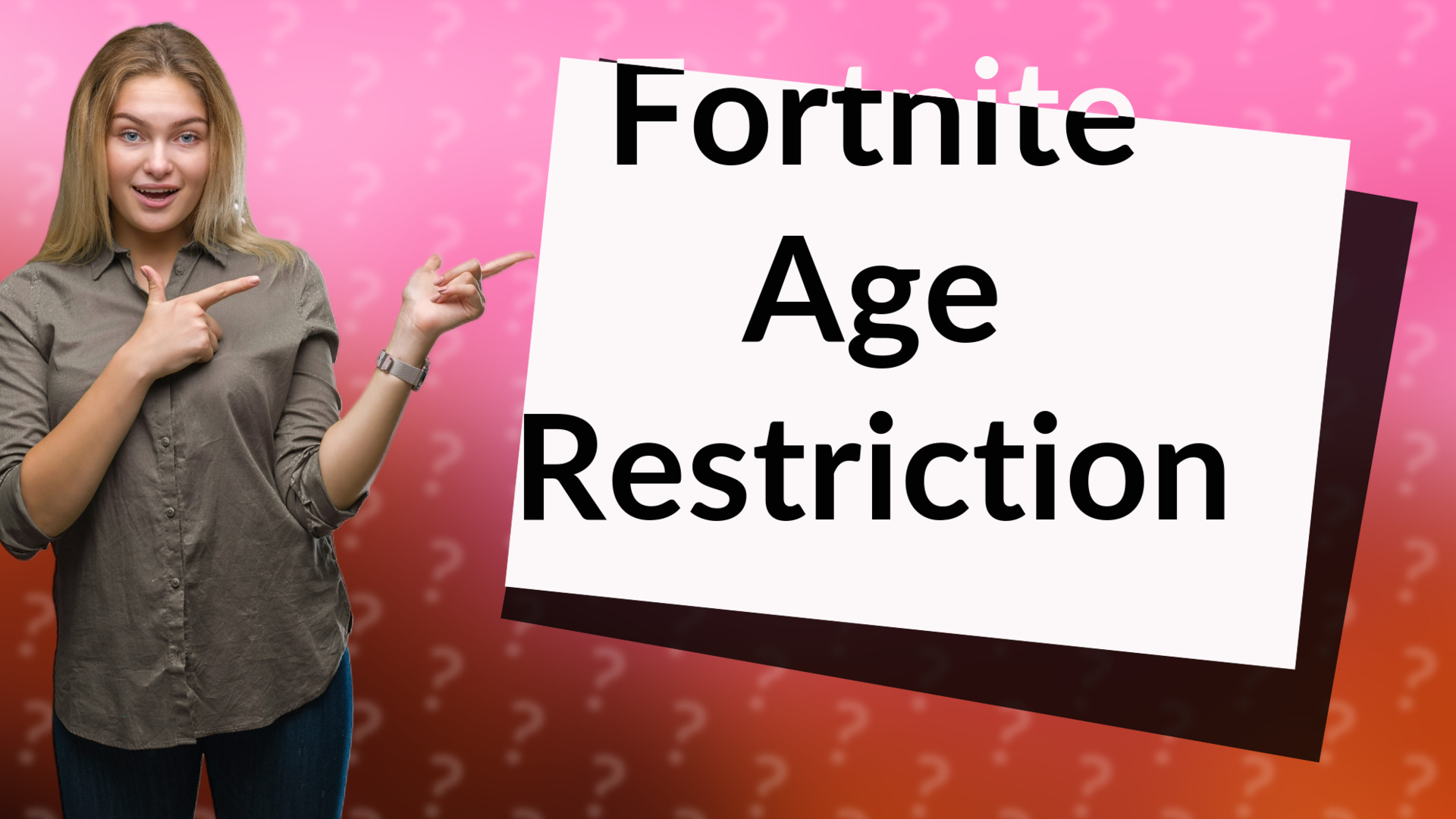 Fortnite Age Restriction