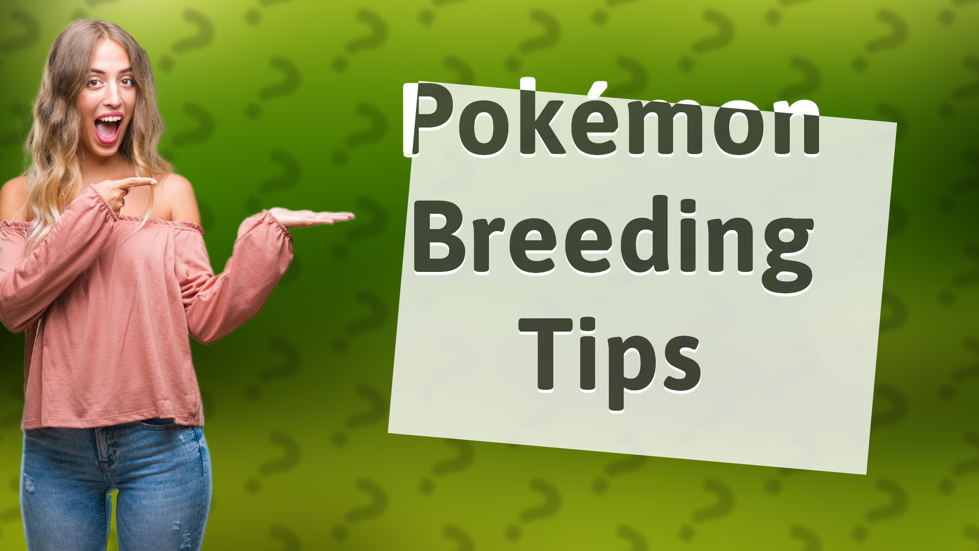 Pokémon Breeding Tips