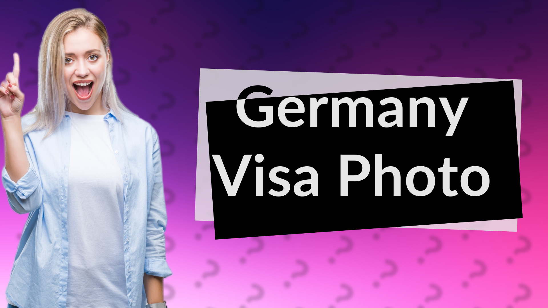 Germany Visa Photo
