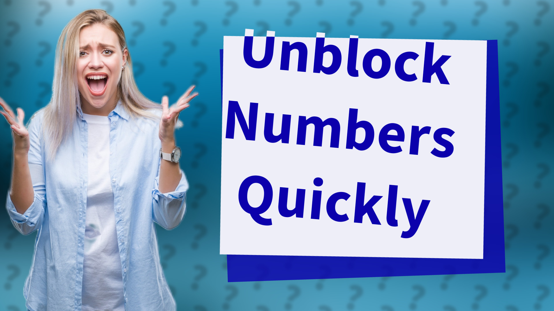 Unblock Numbers Quickly