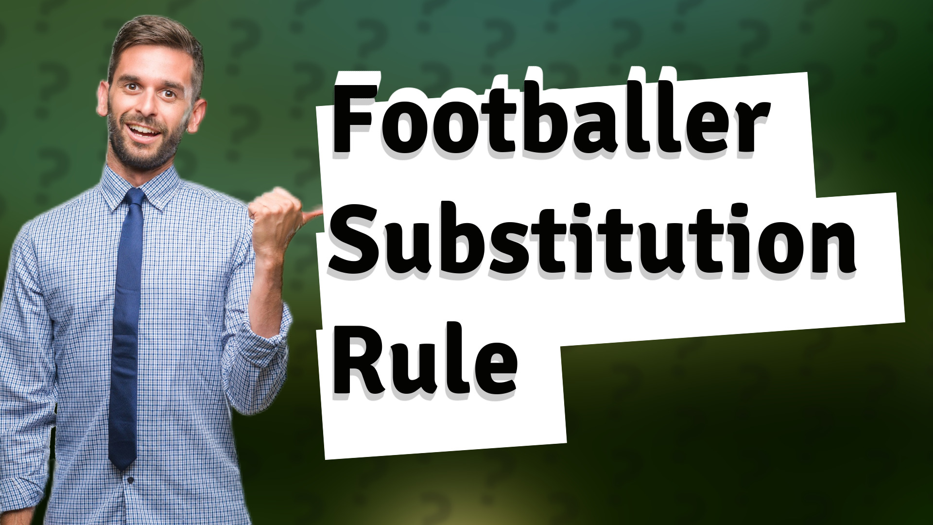 Footballer Substitution Rule