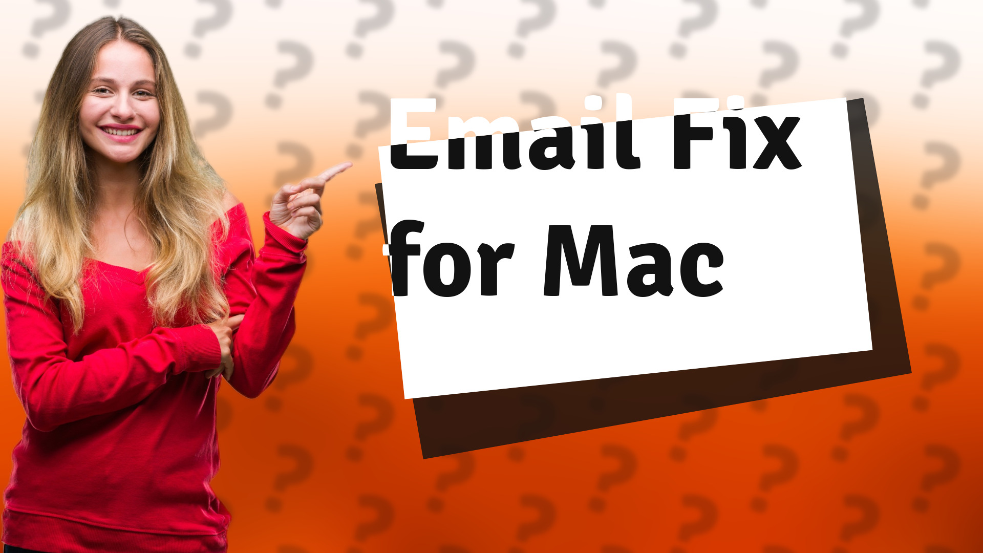 Email Fix for Mac