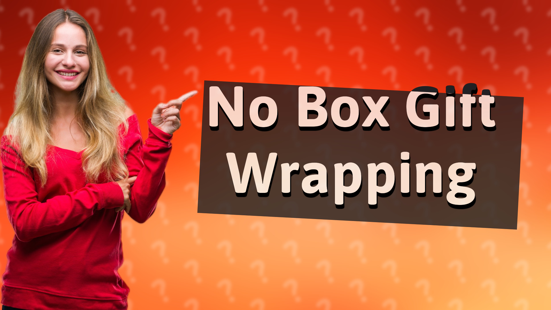 No Box Gift Wrapping