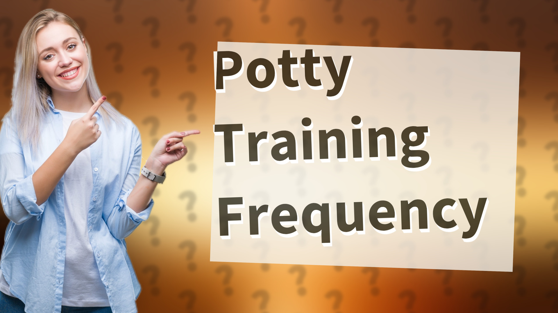 Potty Training Frequency