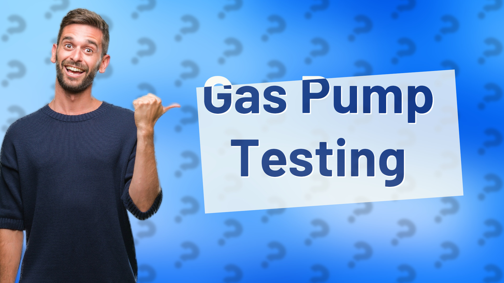 Gas Pump Testing