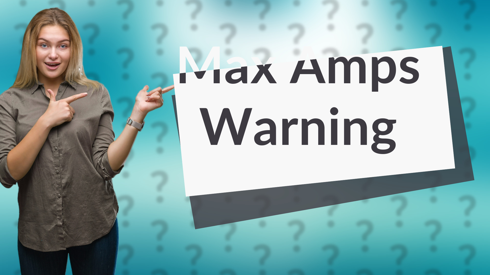 Max Amps Warning