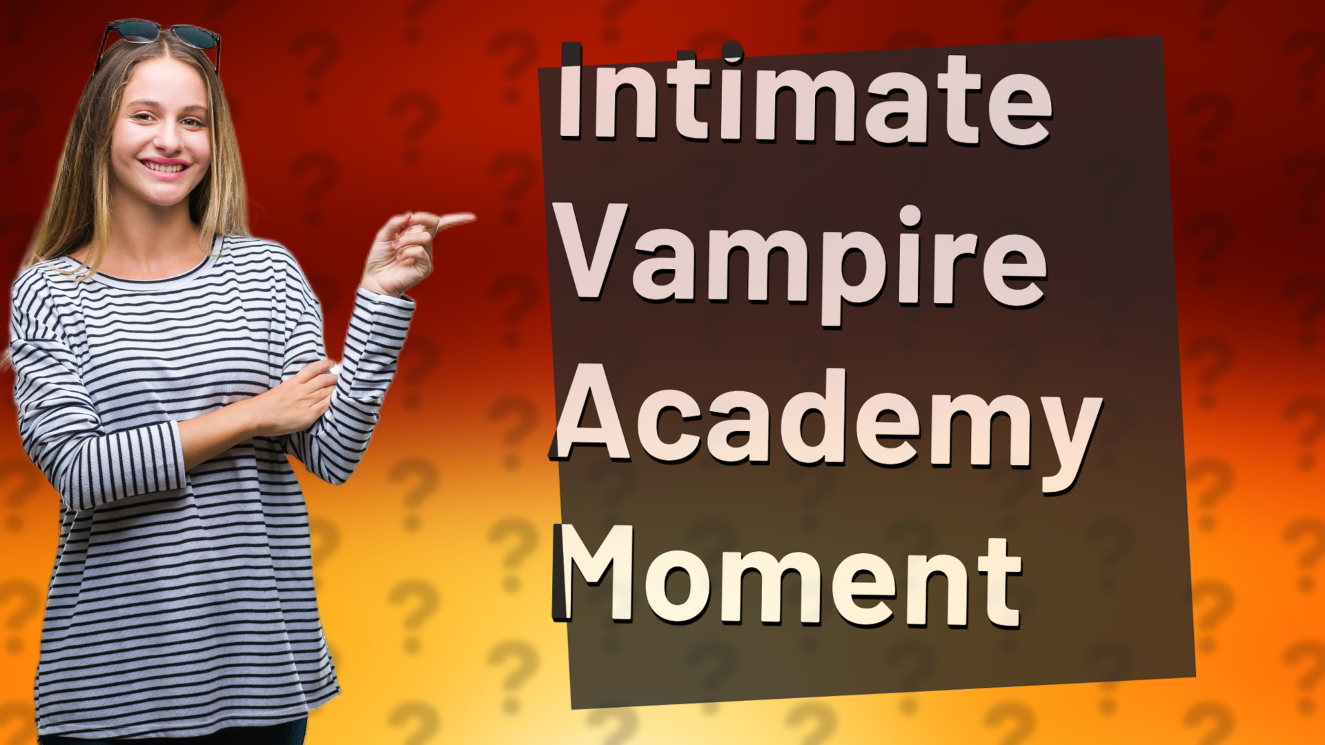 Intimate Vampire Academy Moment